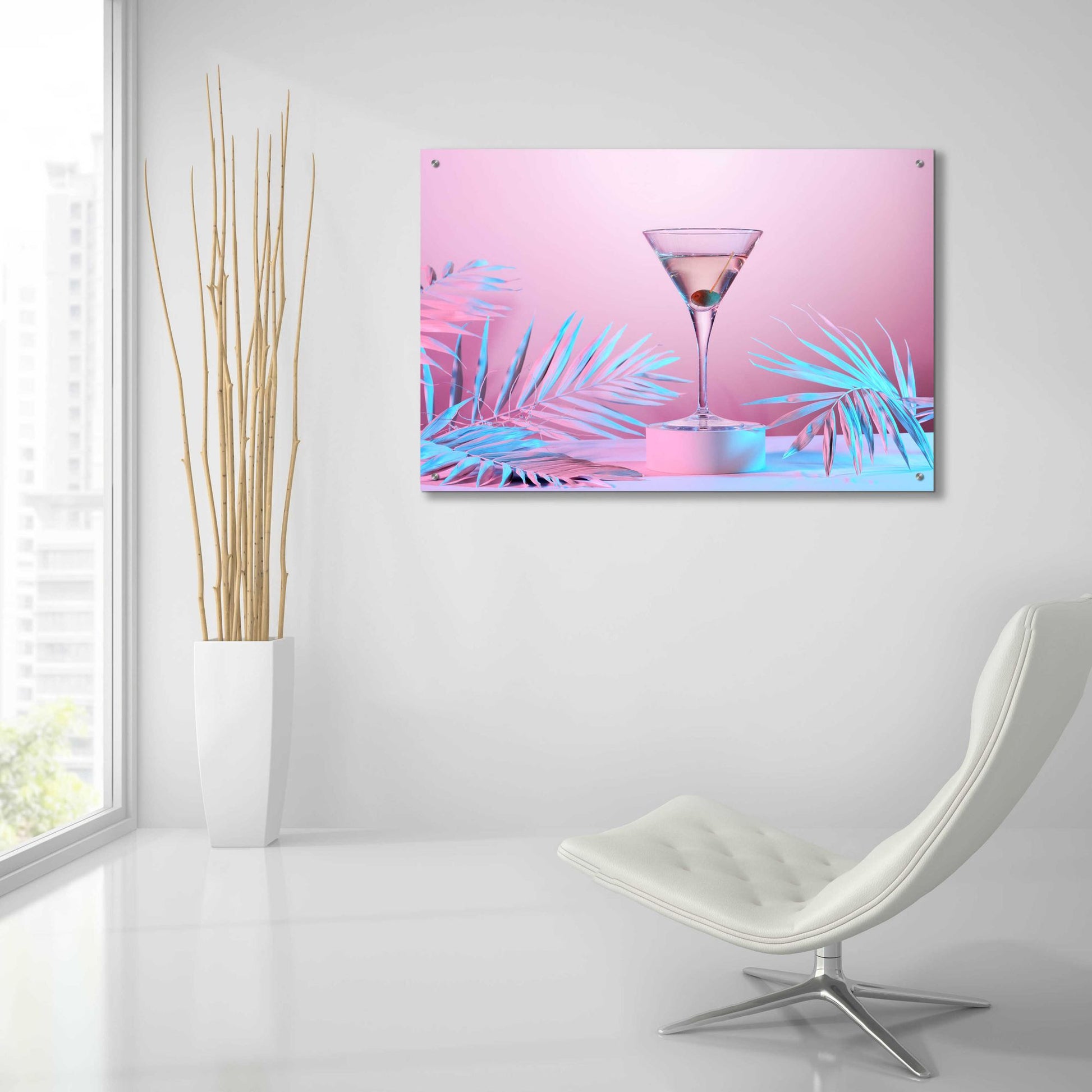 Epic Art 'Martini' by Epic Portfolio, Acrylic Glass Wall Art,36x24