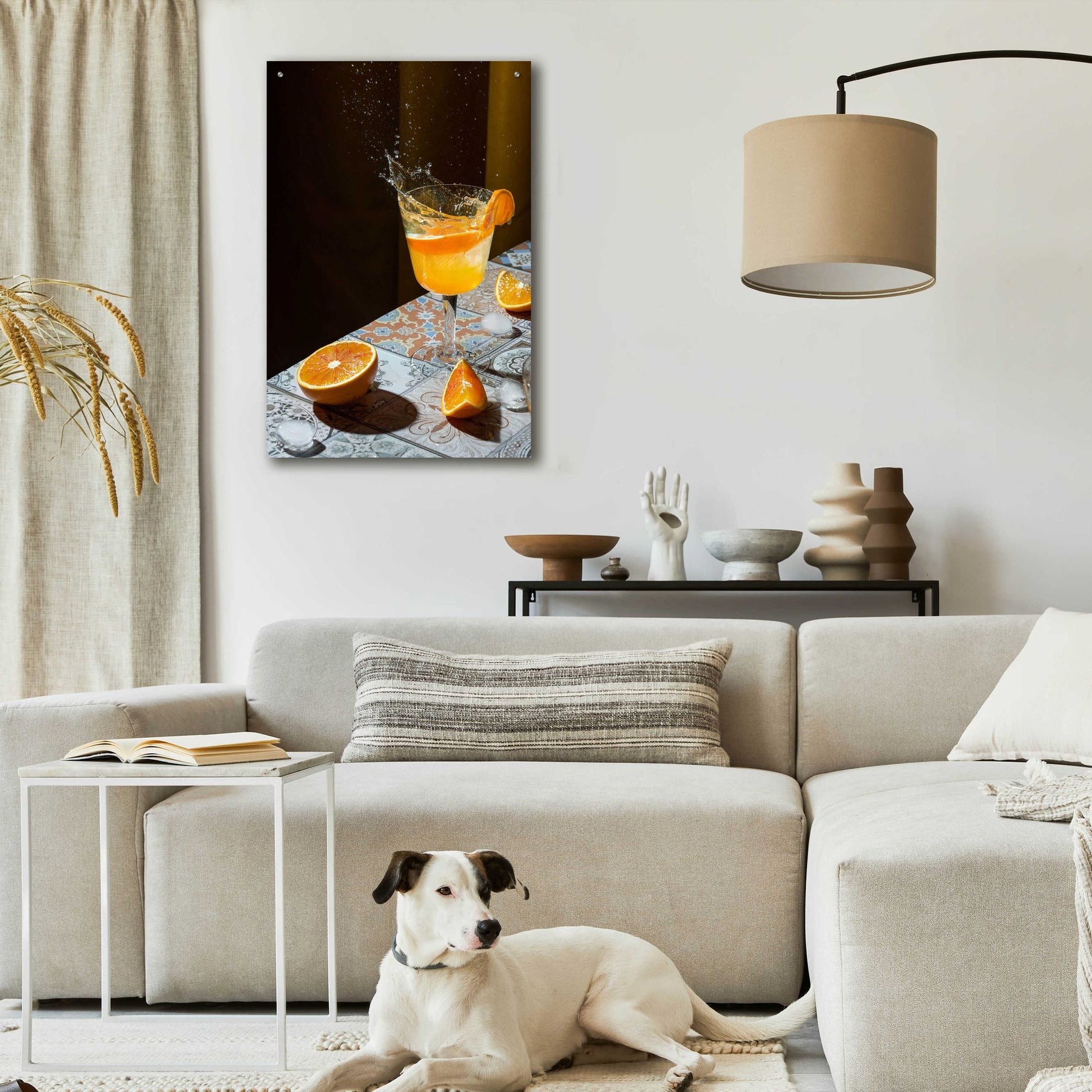 Epic Art 'Orange Crush' by Epic Portfolio, Acrylic Glass Wall Art,24x36