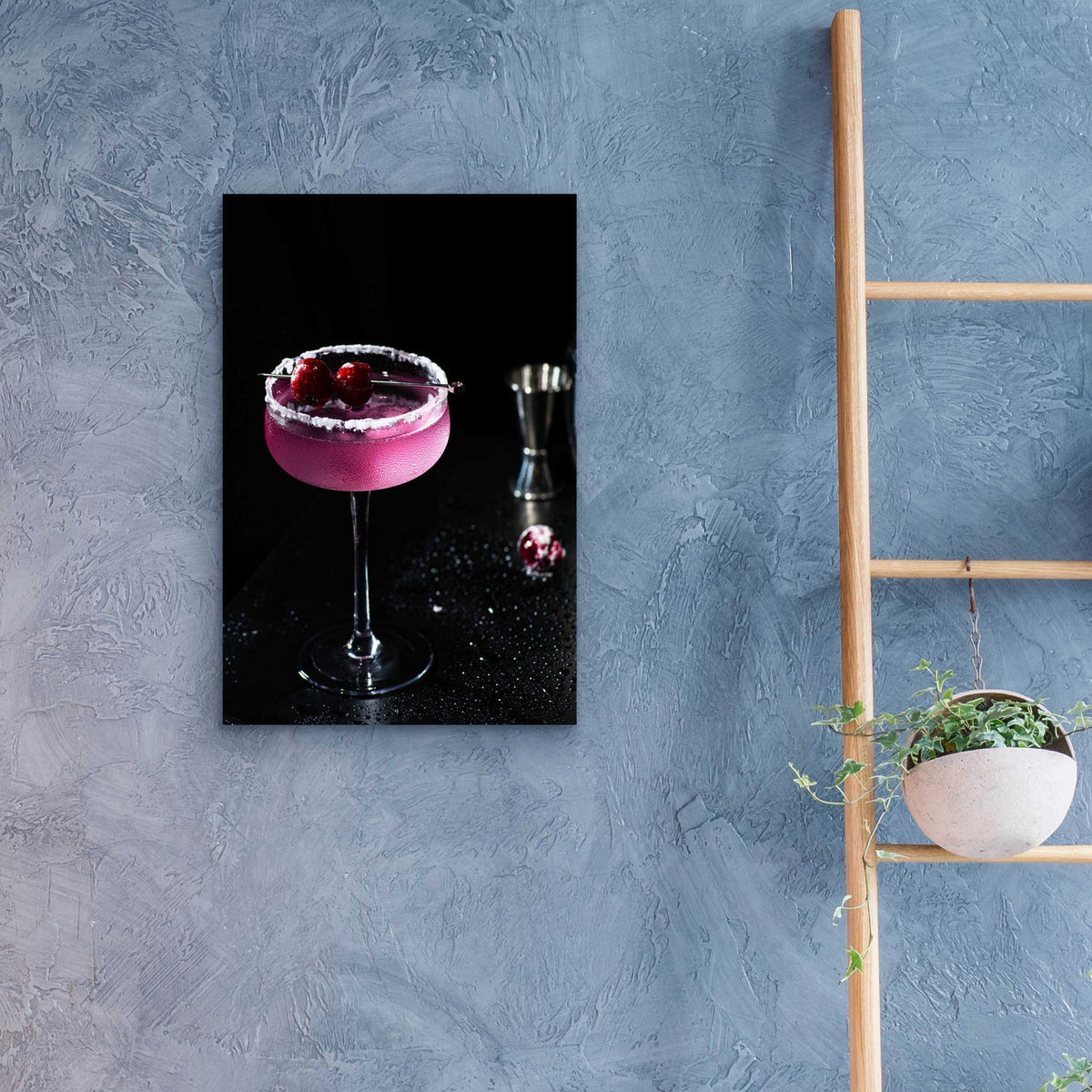 Epic Art 'Purple Rain' by Epic Portfolio, Acrylic Glass Wall Art,16x24