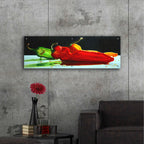 Too Hot to Handle by Cecile Baird - 48x16 acrylic wall art in a room