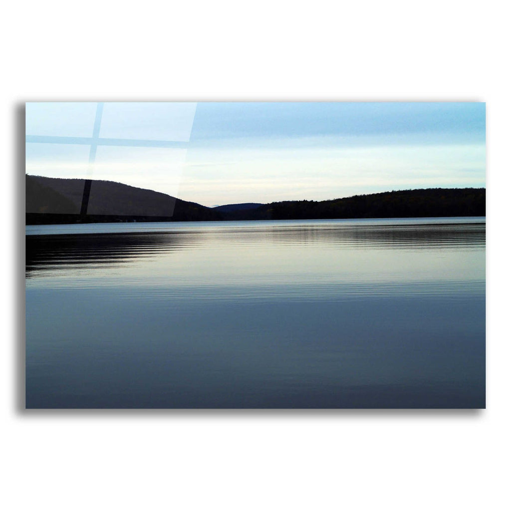 Meech Lake water and hills by Clive Branson acrylic glass wall art