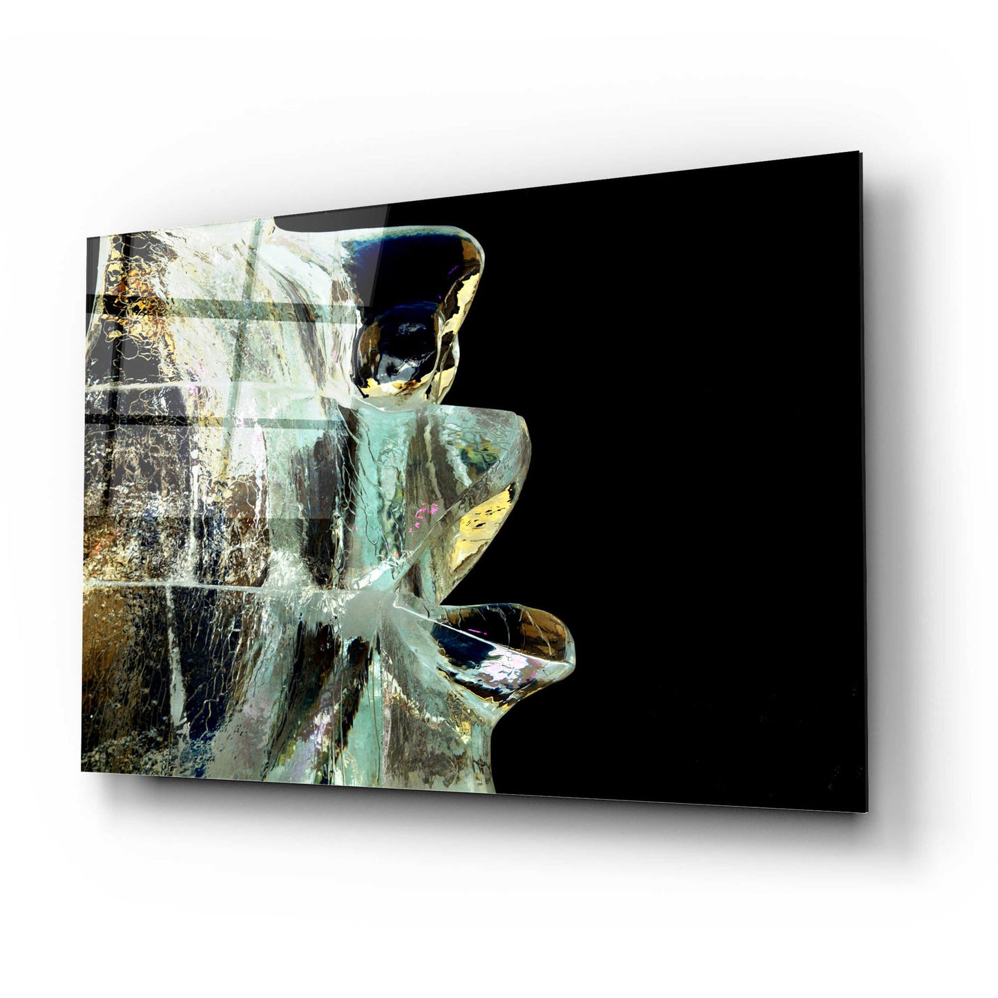 Epic Art 'My Voice Ice Sculpture Winterlude' by Clive Branson, Acrylic Glass Wall Art,24x16