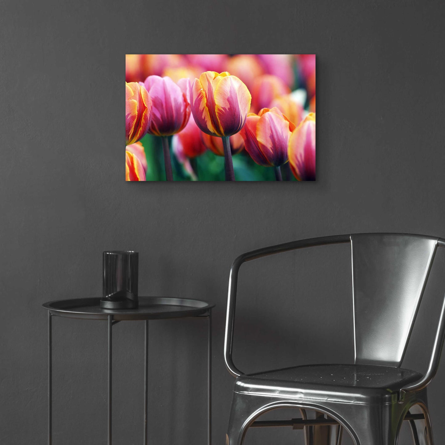 Epic Art 'Big Love Tulips' by Clive Branson, Acrylic Glass Wall Art,24x16