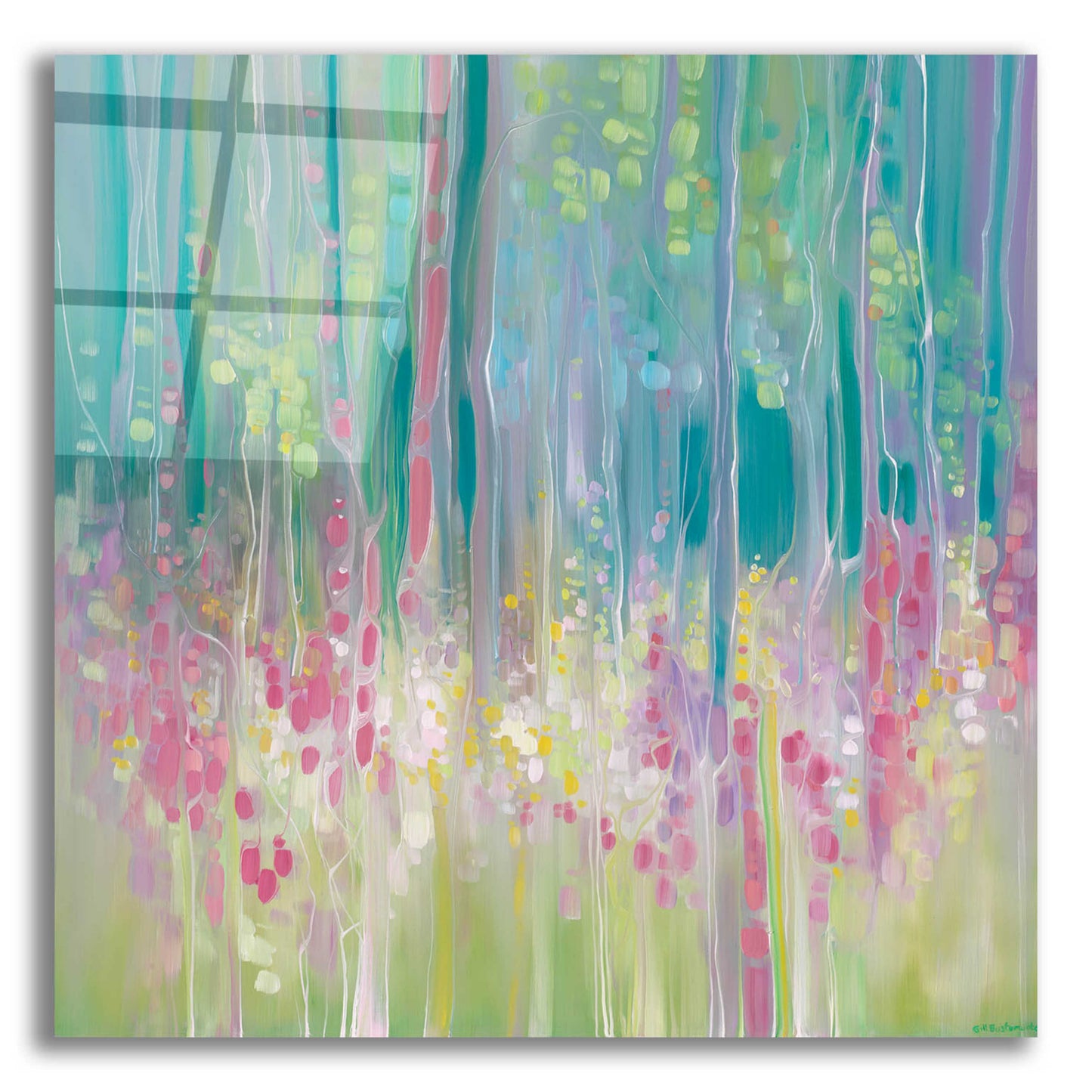 Epic Art 'Abstract Summer' by Gill Bustamante, Acrylic Glass Wall Art