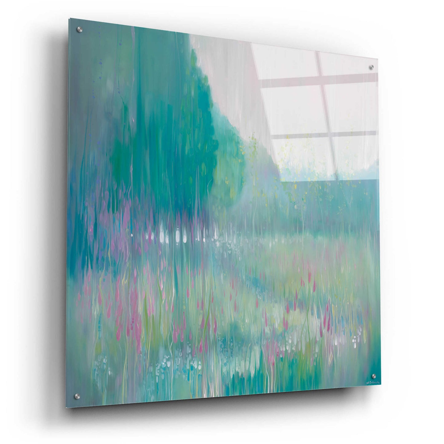 Epic Art 'Ageless Meadow' by Gill Bustamante, Acrylic Glass Wall Art,36x36