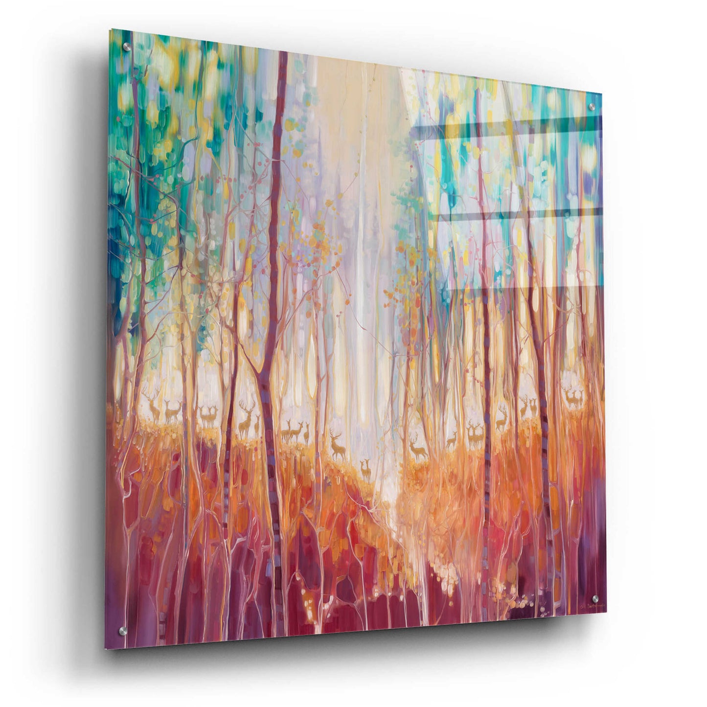 Epic Art 'Forest Souls' by Gill Bustamante, Acrylic Glass Wall Art,36x36