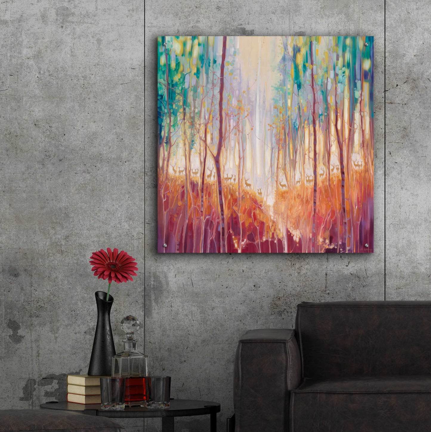 Epic Art 'Forest Souls' by Gill Bustamante, Acrylic Glass Wall Art,36x36