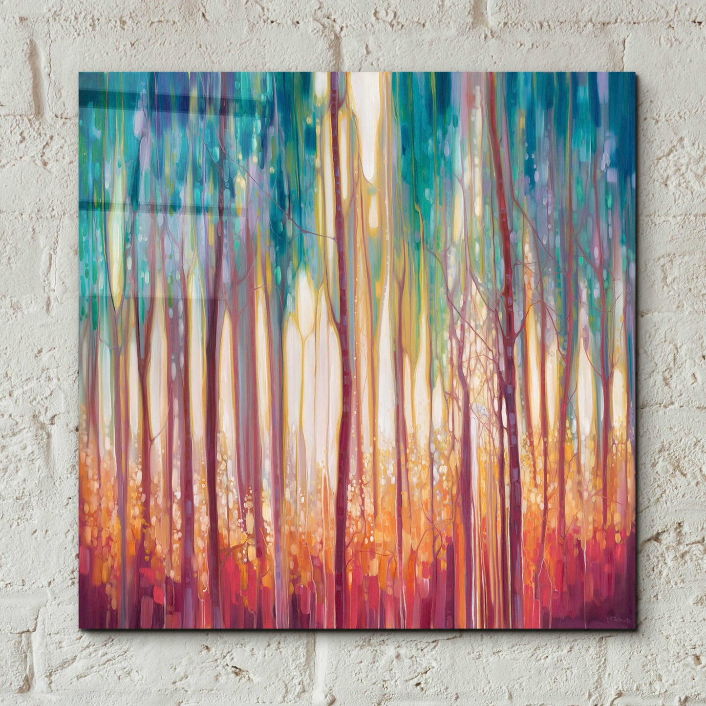 Epic Art 'Mythology' by Gill Bustamante, Acrylic Glass Wall Art,12x12