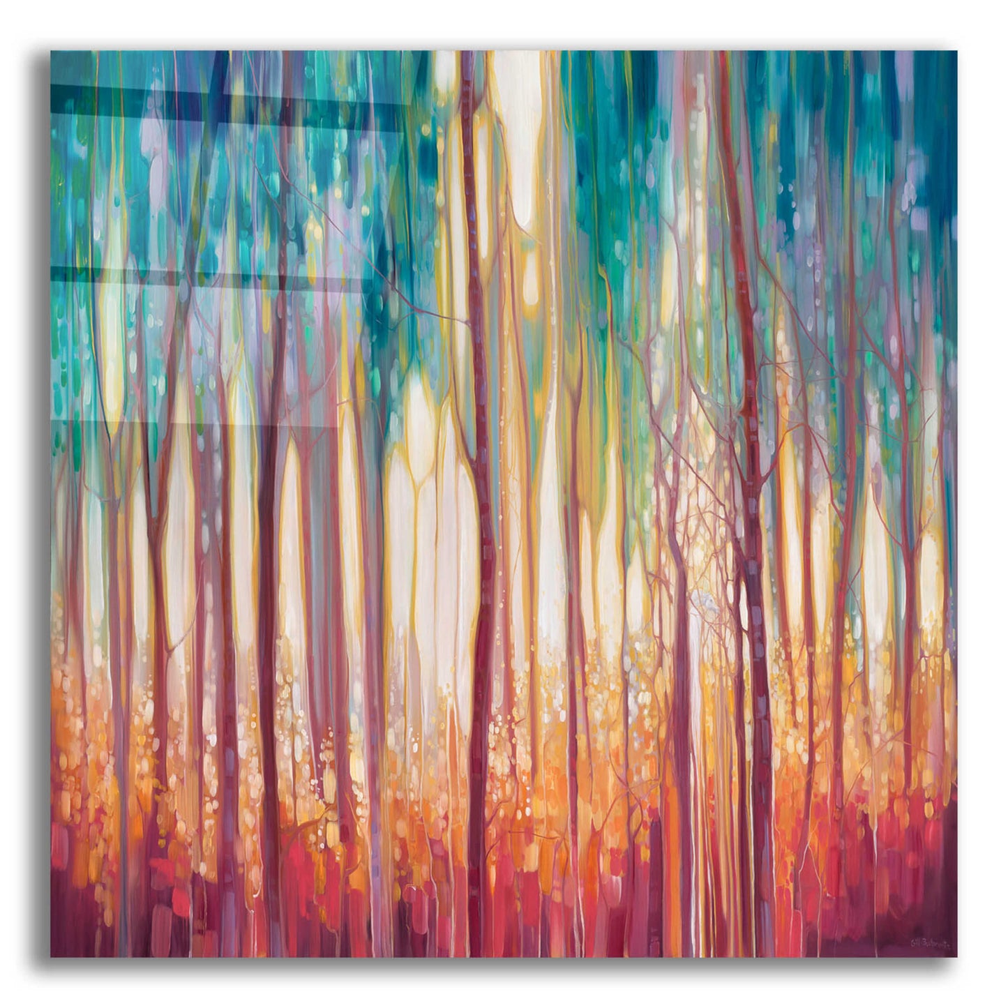 Epic Art 'Mythology' by Gill Bustamante, Acrylic Glass Wall Art,12x12