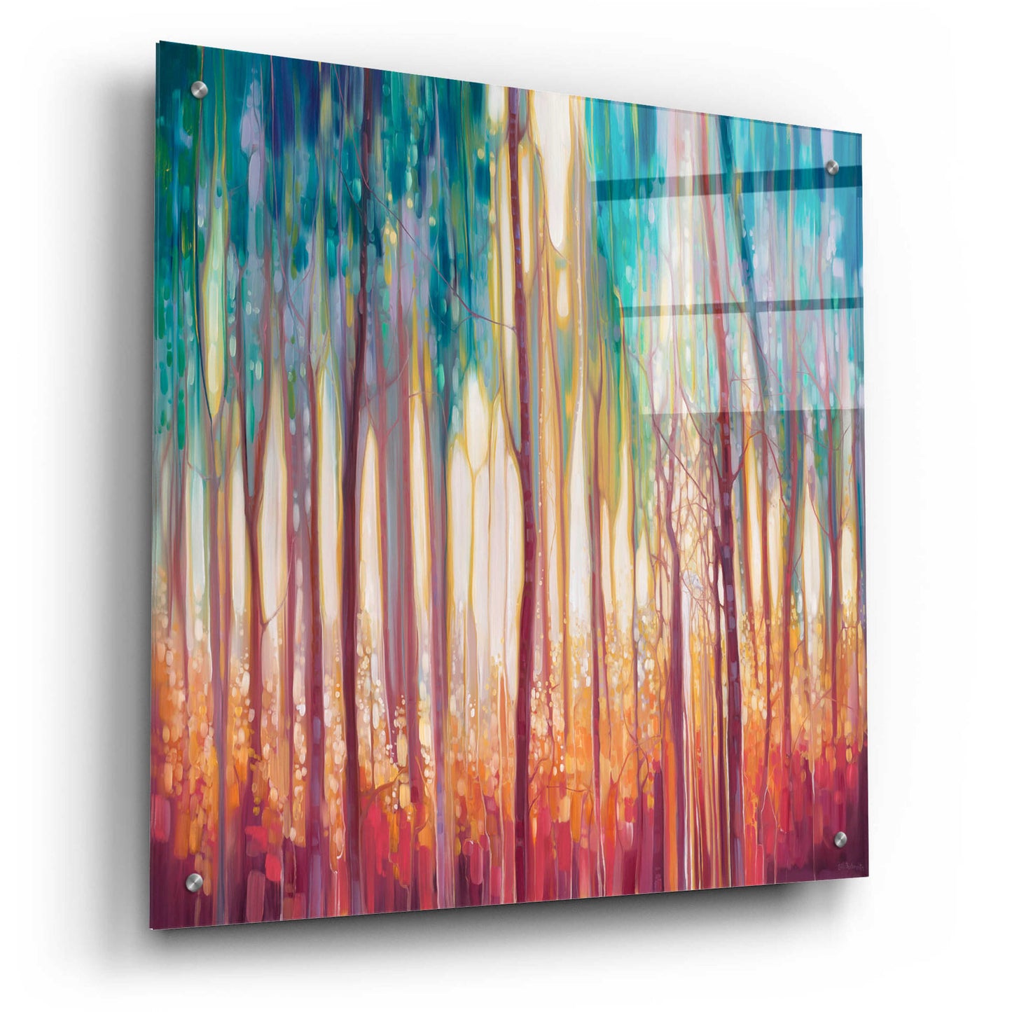 Epic Art 'Mythology' by Gill Bustamante, Acrylic Glass Wall Art,24x24