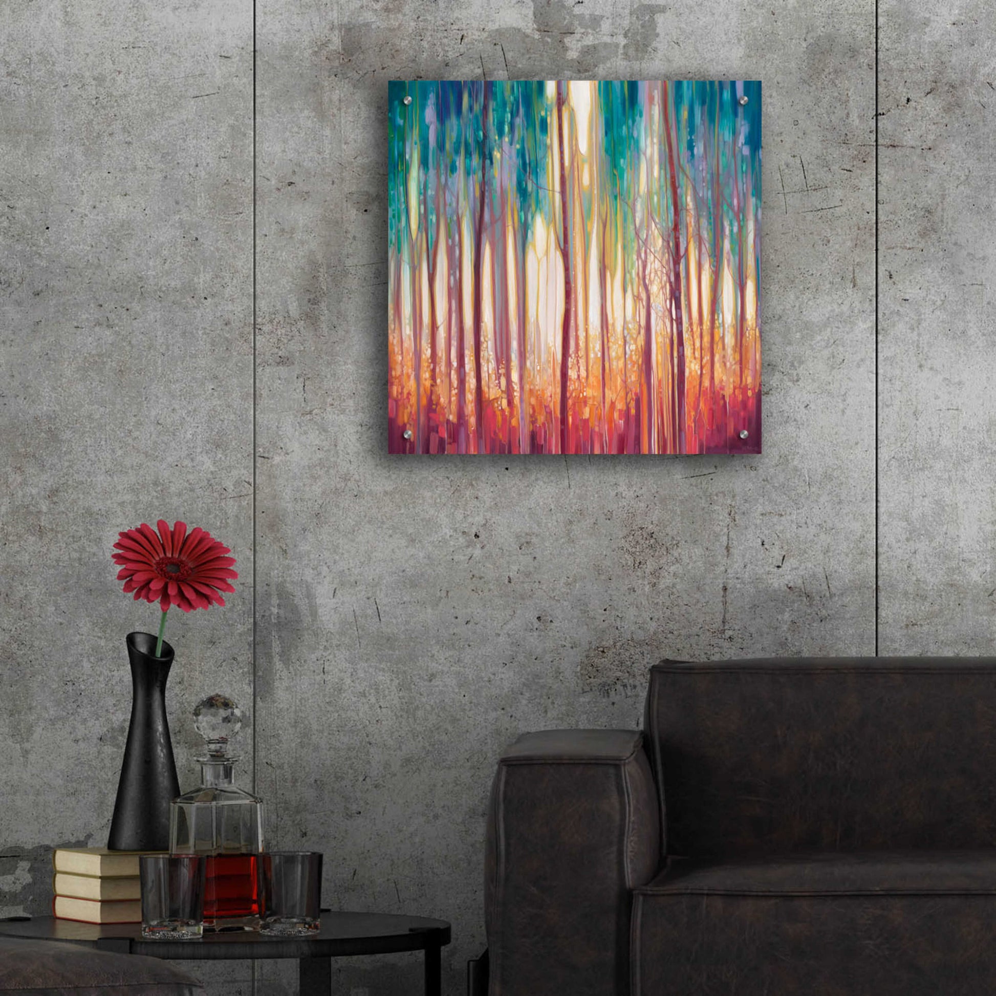 Epic Art 'Mythology' by Gill Bustamante, Acrylic Glass Wall Art,24x24