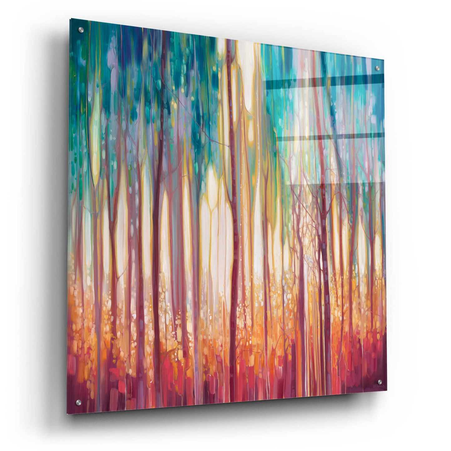 Epic Art 'Mythology' by Gill Bustamante, Acrylic Glass Wall Art,36x36