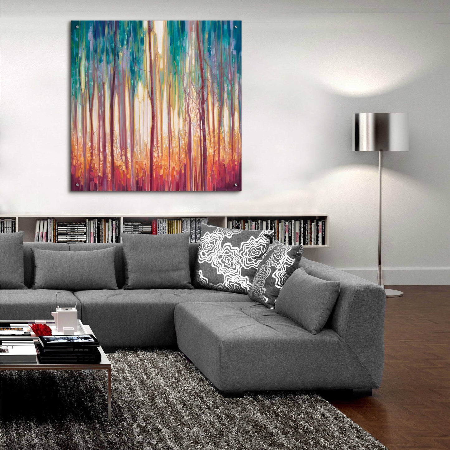 Epic Art 'Mythology' by Gill Bustamante, Acrylic Glass Wall Art,36x36