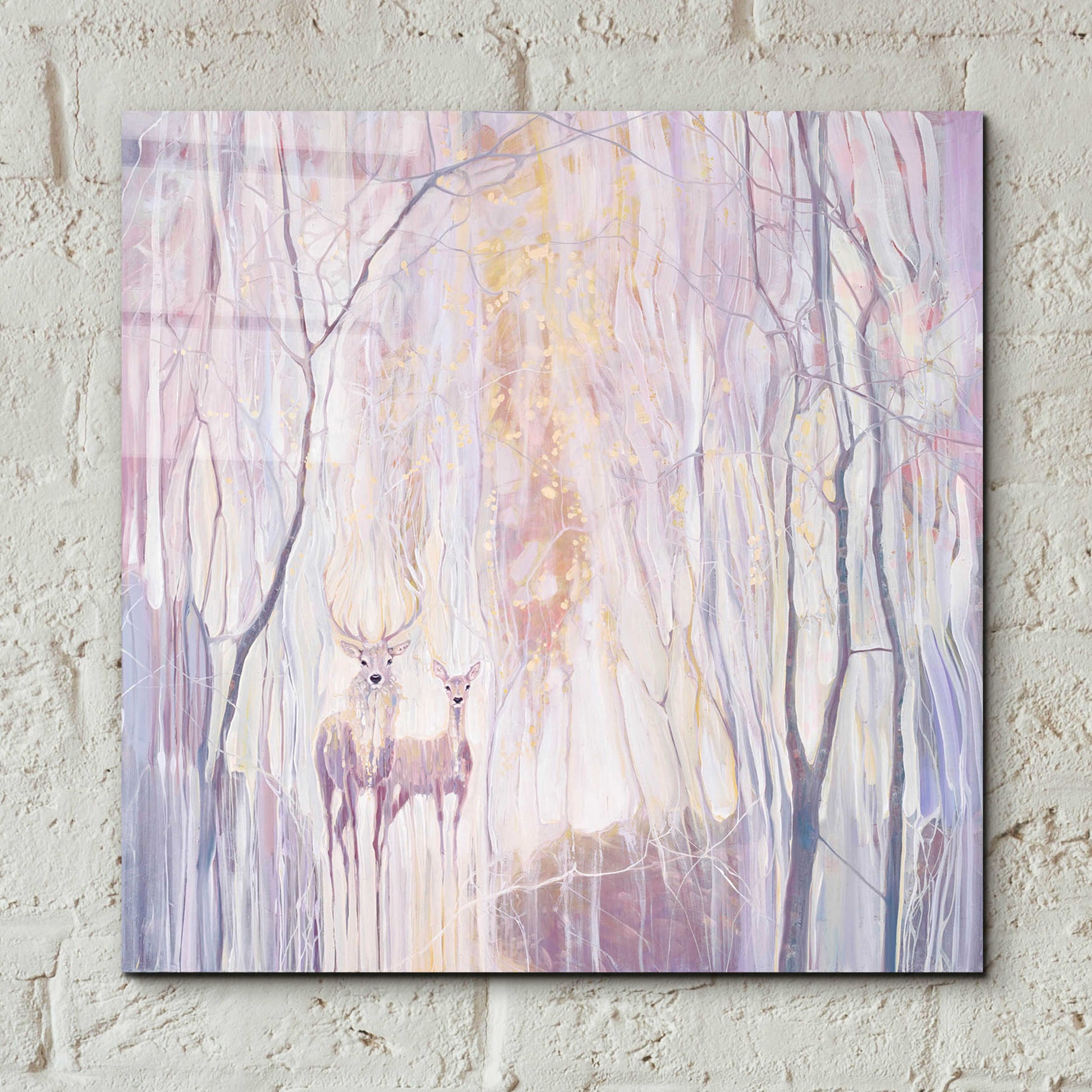 Epic Art 'Ethereal' by Gill Bustamante, Acrylic Glass Wall Art,12x12