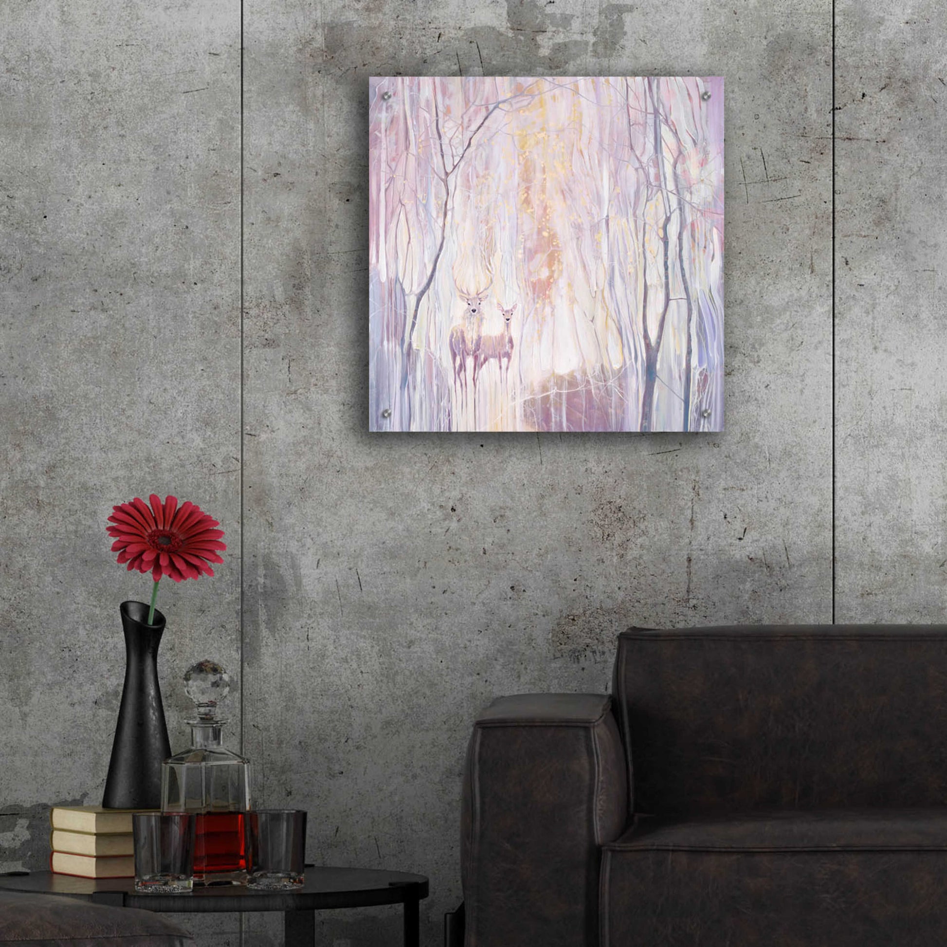 Epic Art 'Ethereal' by Gill Bustamante, Acrylic Glass Wall Art,24x24