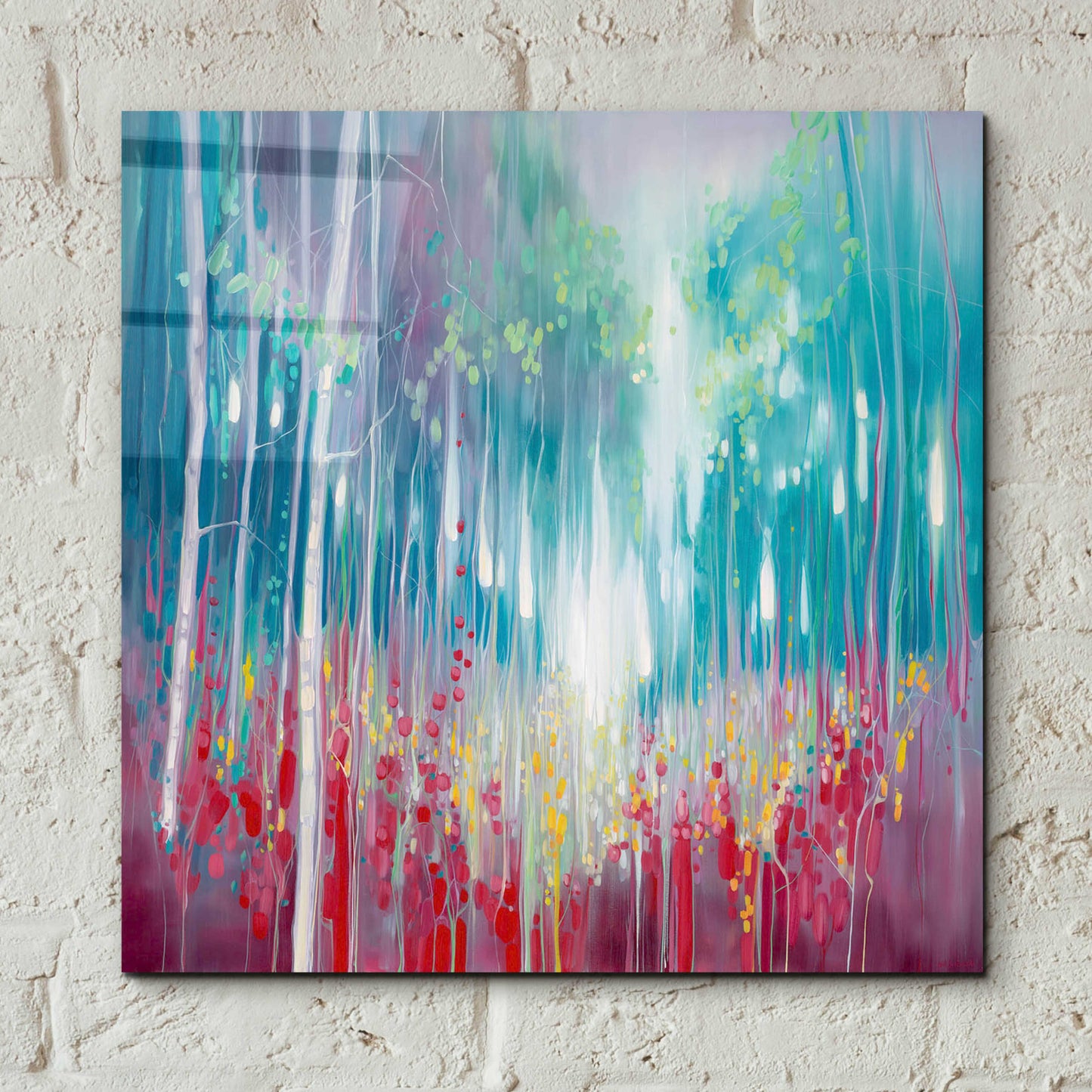 Epic Art 'Roaring Summer' by Gill Bustamante, Acrylic Glass Wall Art,12x12