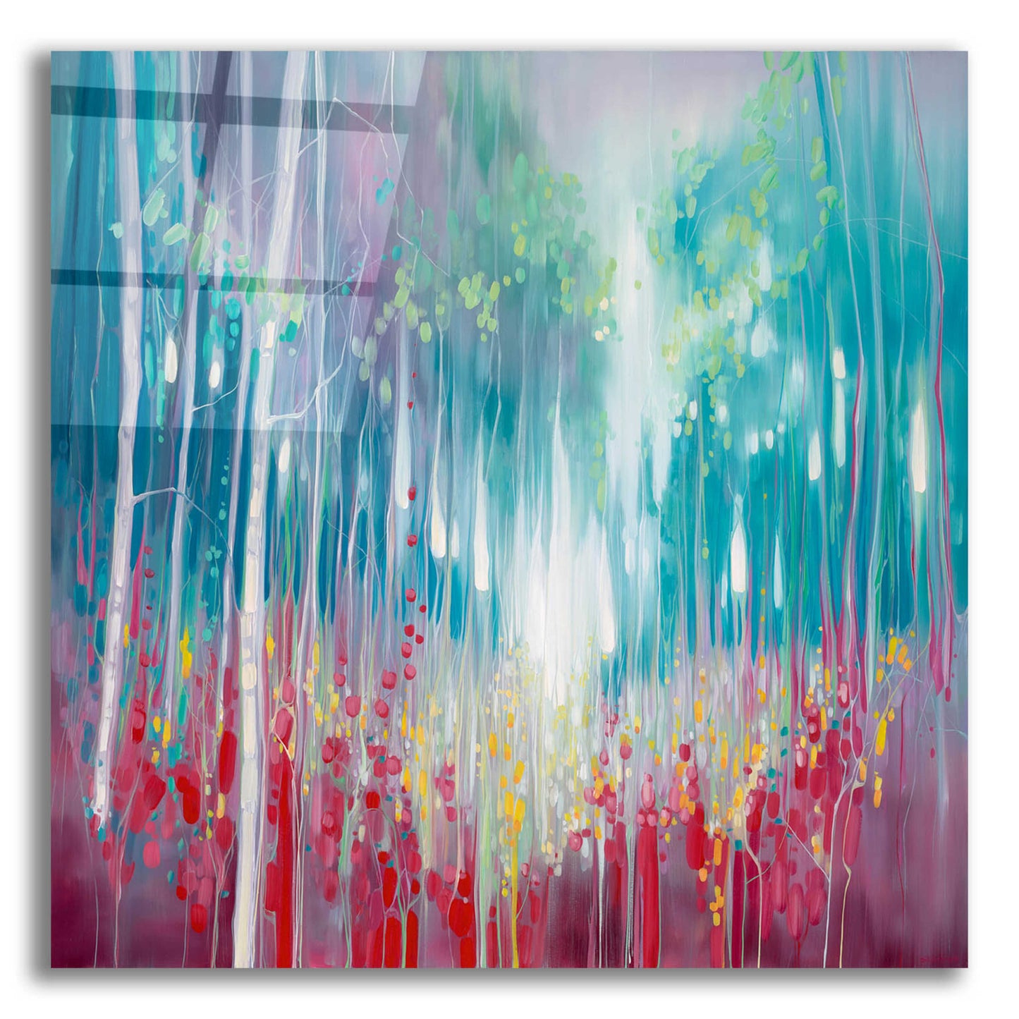 Epic Art 'Roaring Summer' by Gill Bustamante, Acrylic Glass Wall Art,12x12