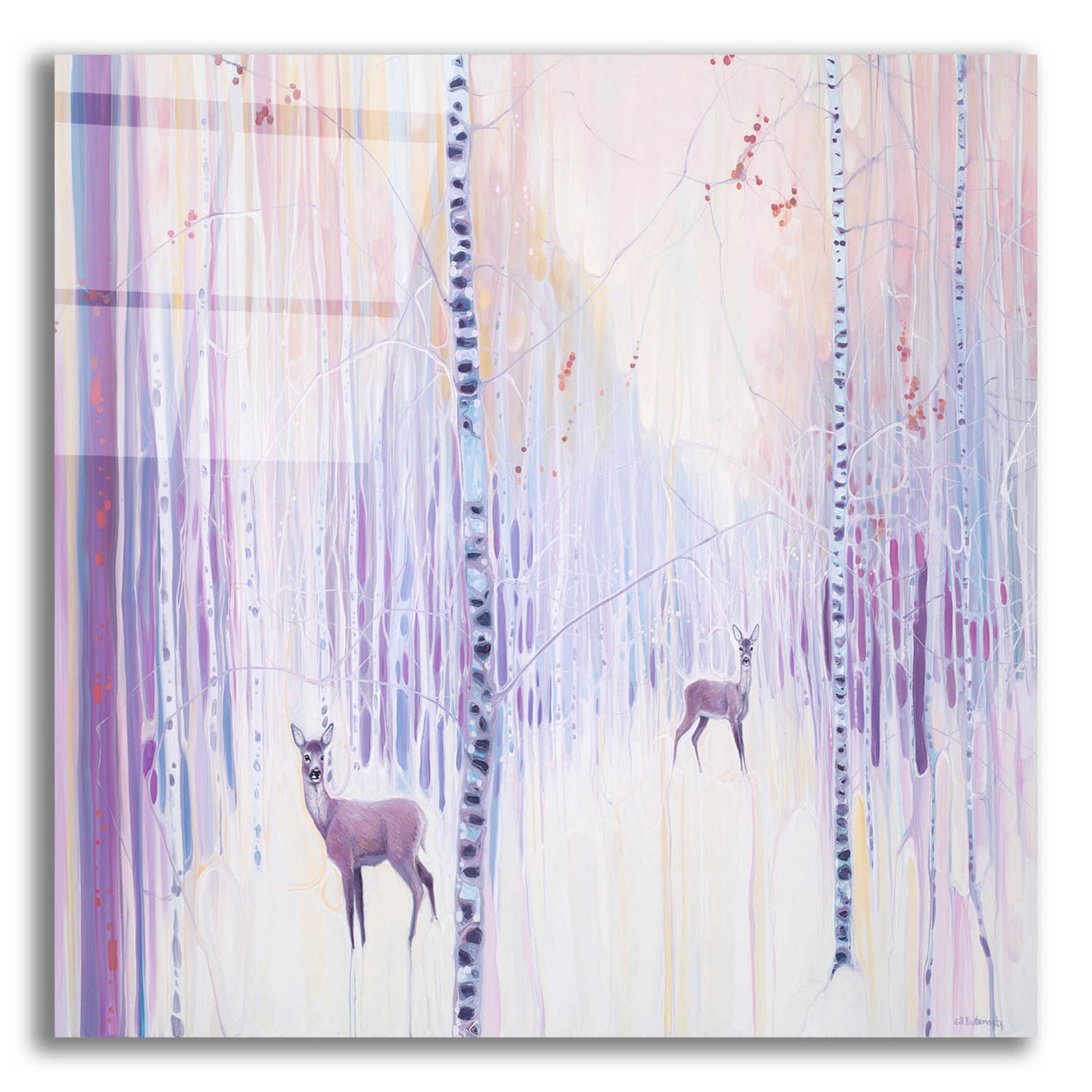 Epic Art 'Spirits Of Winter' by Gill Bustamante, Acrylic Glass Wall Art,12x12