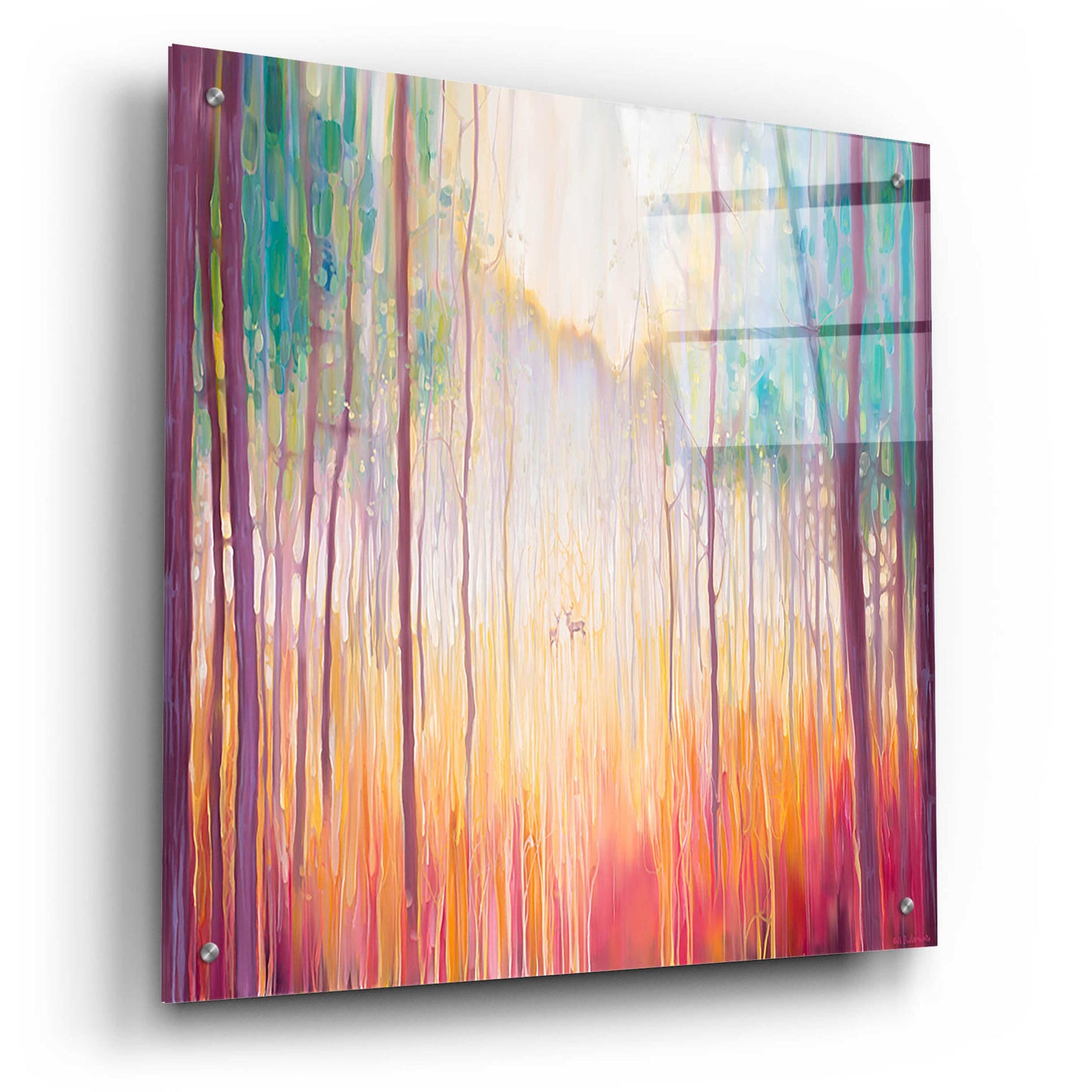 Epic Art 'Elusive 2' by Gill Bustamante, Acrylic Glass Wall Art,24x24