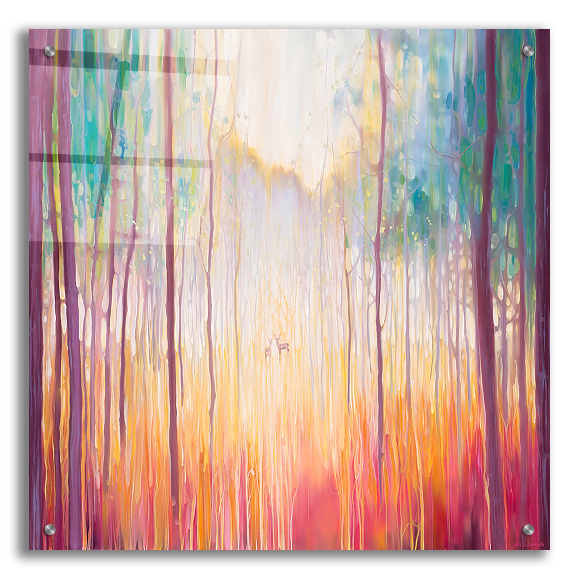 Epic Art 'Elusive 2' by Gill Bustamante, Acrylic Glass Wall Art,24x24