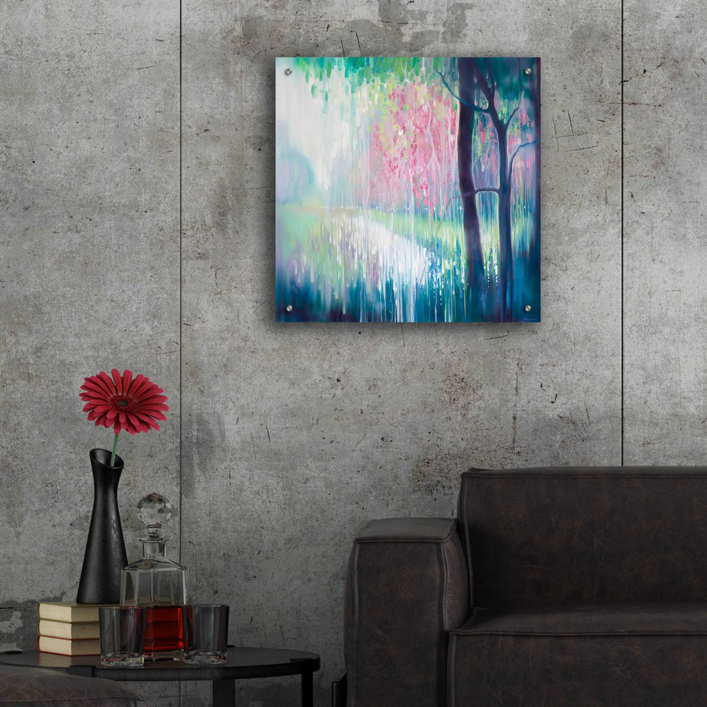 Epic Art 'Song Of April' by Gill Bustamante, Acrylic Glass Wall Art,24x24