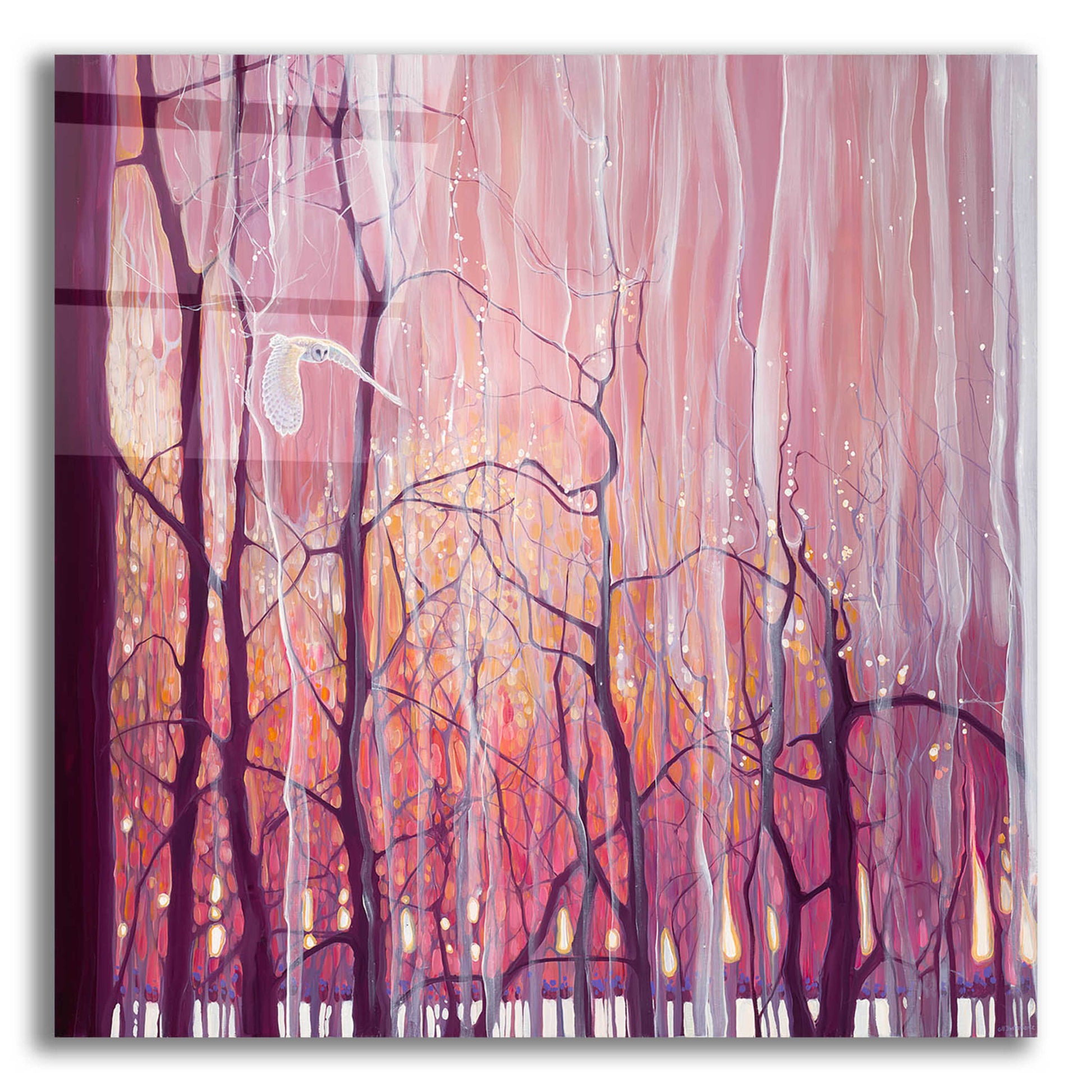 Epic Art 'Twilight Grace' by Gill Bustamante, Acrylic Glass Wall Art,12x12