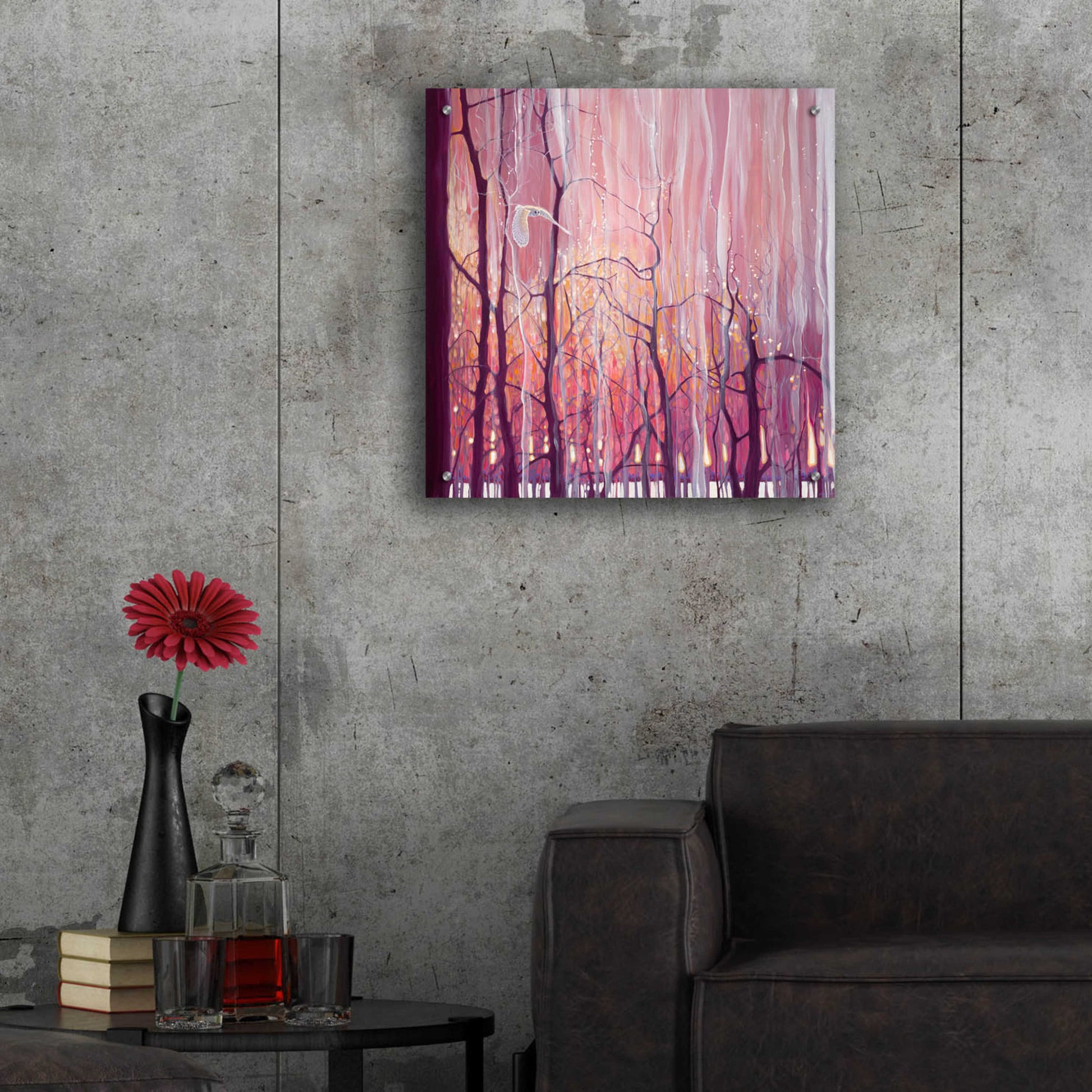 Epic Art 'Twilight Grace' by Gill Bustamante, Acrylic Glass Wall Art,24x24