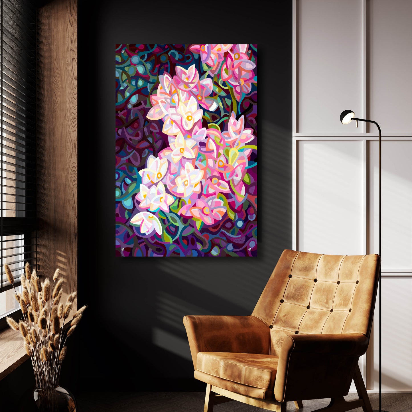 Epic Art 'Cascade' by Mandy Budan, Acrylic Glass Wall Art,24x36