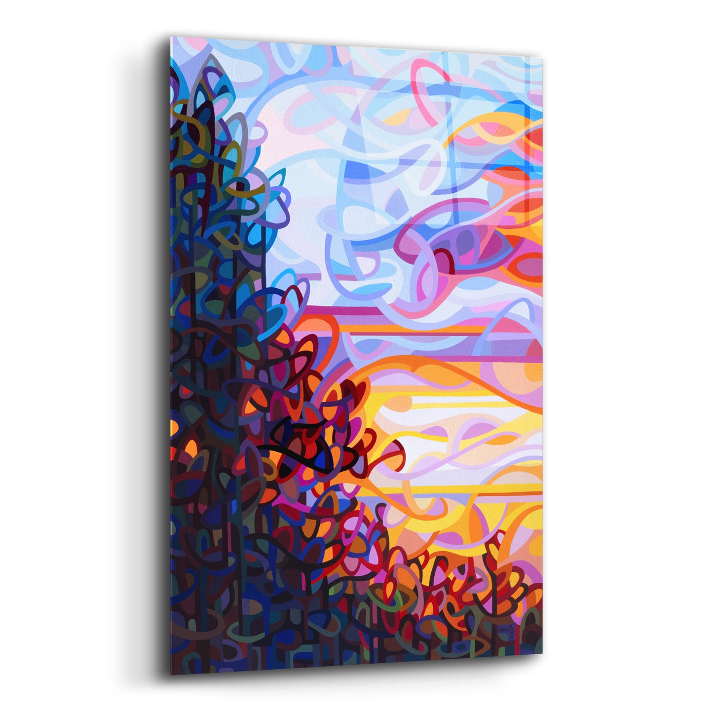 Epic Art 'Crescendo' by Mandy Budan, Acrylic Glass Wall Art,12x16