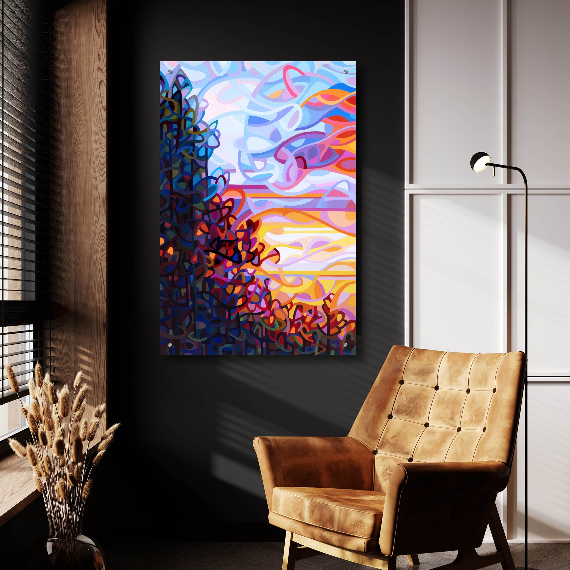 Epic Art 'Crescendo' by Mandy Budan, Acrylic Glass Wall Art,24x36