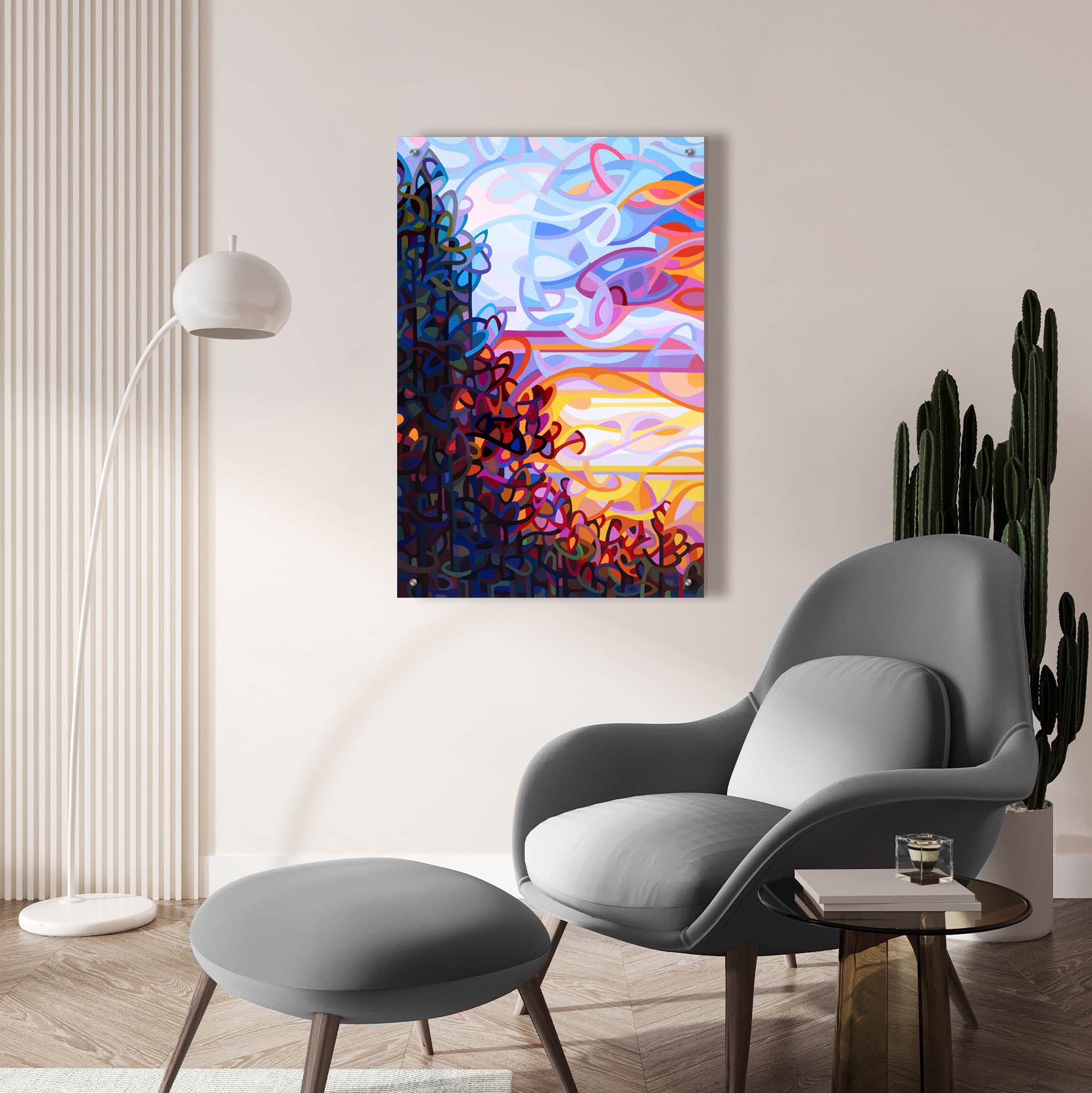 Epic Art 'Crescendo' by Mandy Budan, Acrylic Glass Wall Art,24x36