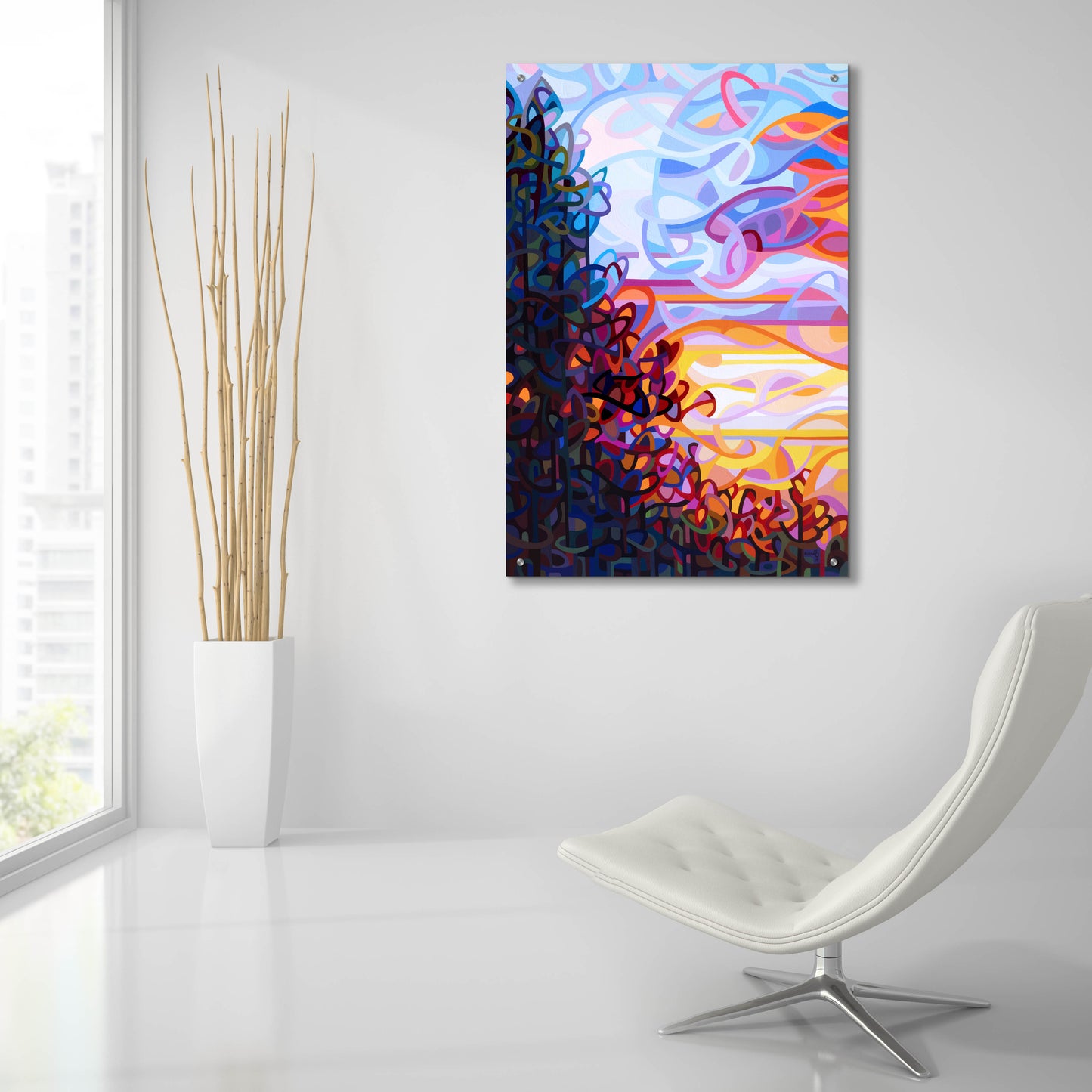 Epic Art 'Crescendo' by Mandy Budan, Acrylic Glass Wall Art,24x36