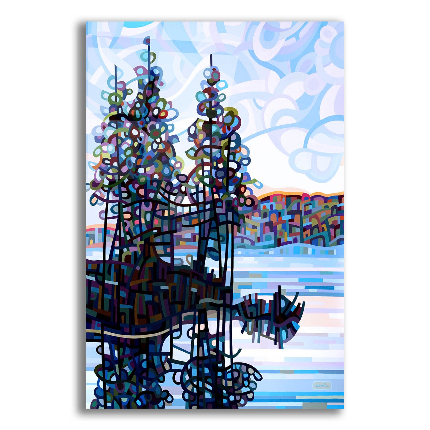 Epic Art 'Haliburton Morning' by Mandy Budan, Acrylic Glass Wall Art