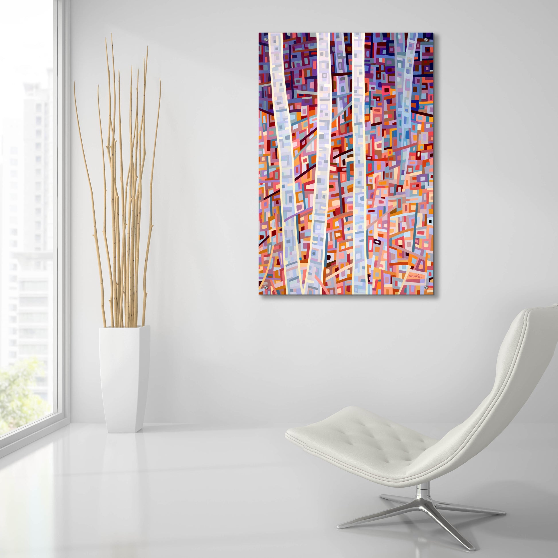 Epic Art 'Incandescence' by Mandy Budan, Acrylic Glass Wall Art,24x36