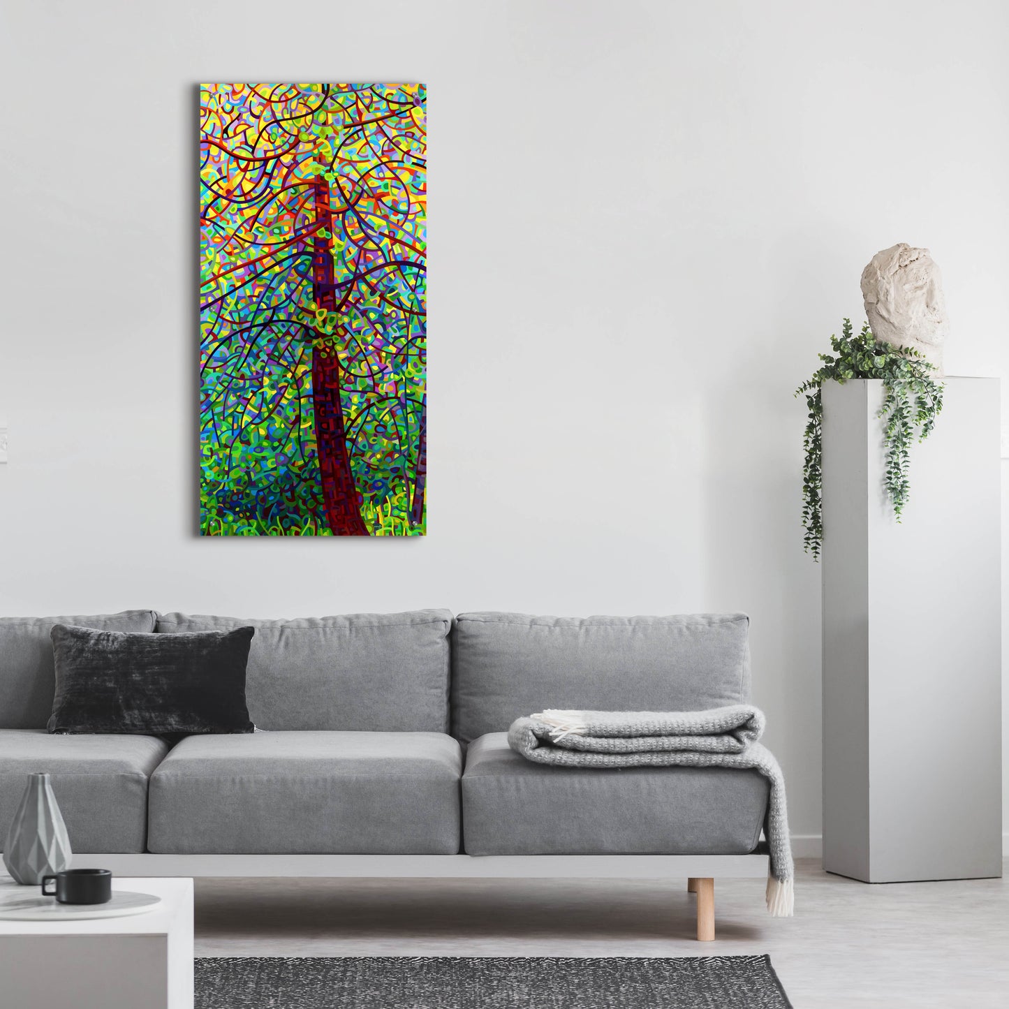 Epic Art 'Kaleidoscope' by Mandy Budan, Acrylic Glass Wall Art,24x48