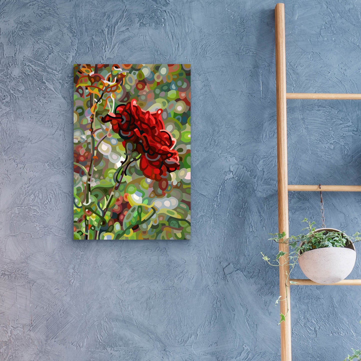 Epic Art 'Last Rose Of Summer' by Mandy Budan, Acrylic Glass Wall Art,16x24