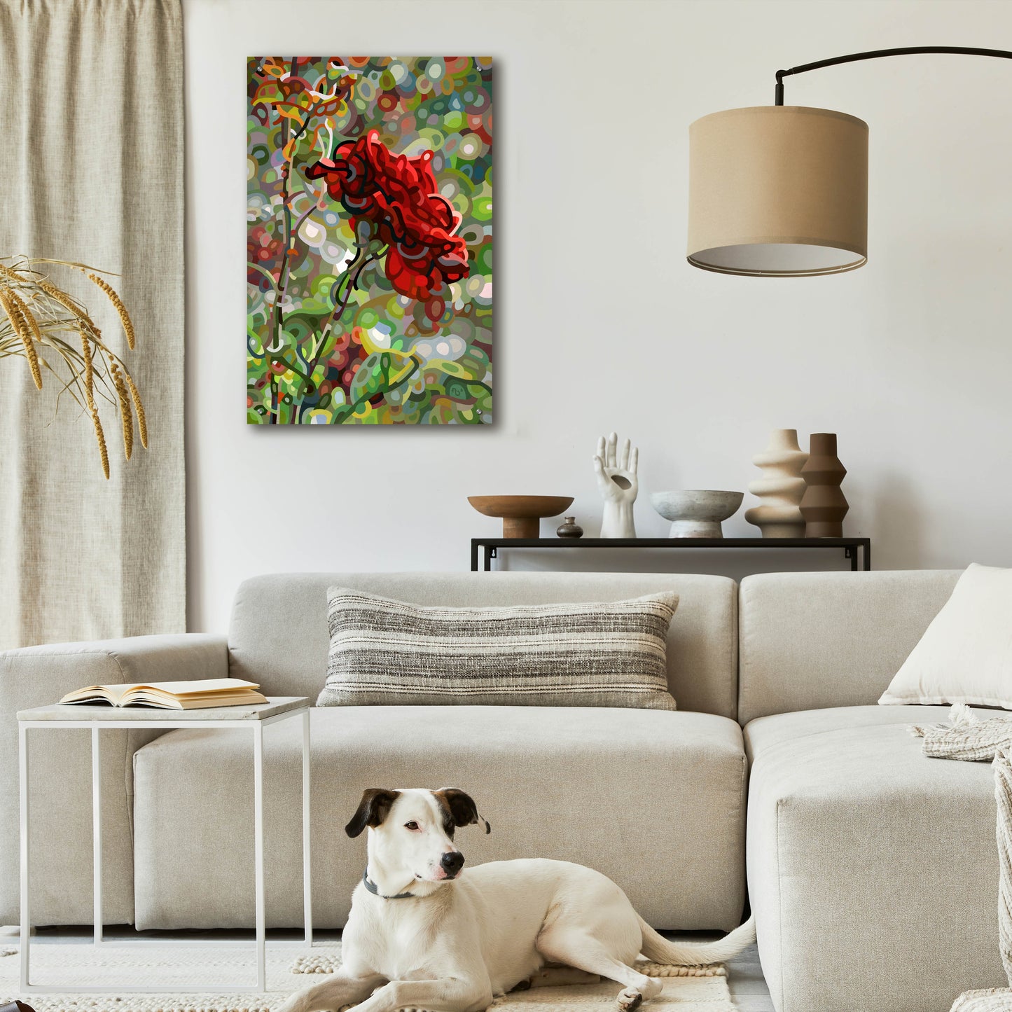 Epic Art 'Last Rose Of Summer' by Mandy Budan, Acrylic Glass Wall Art,24x36