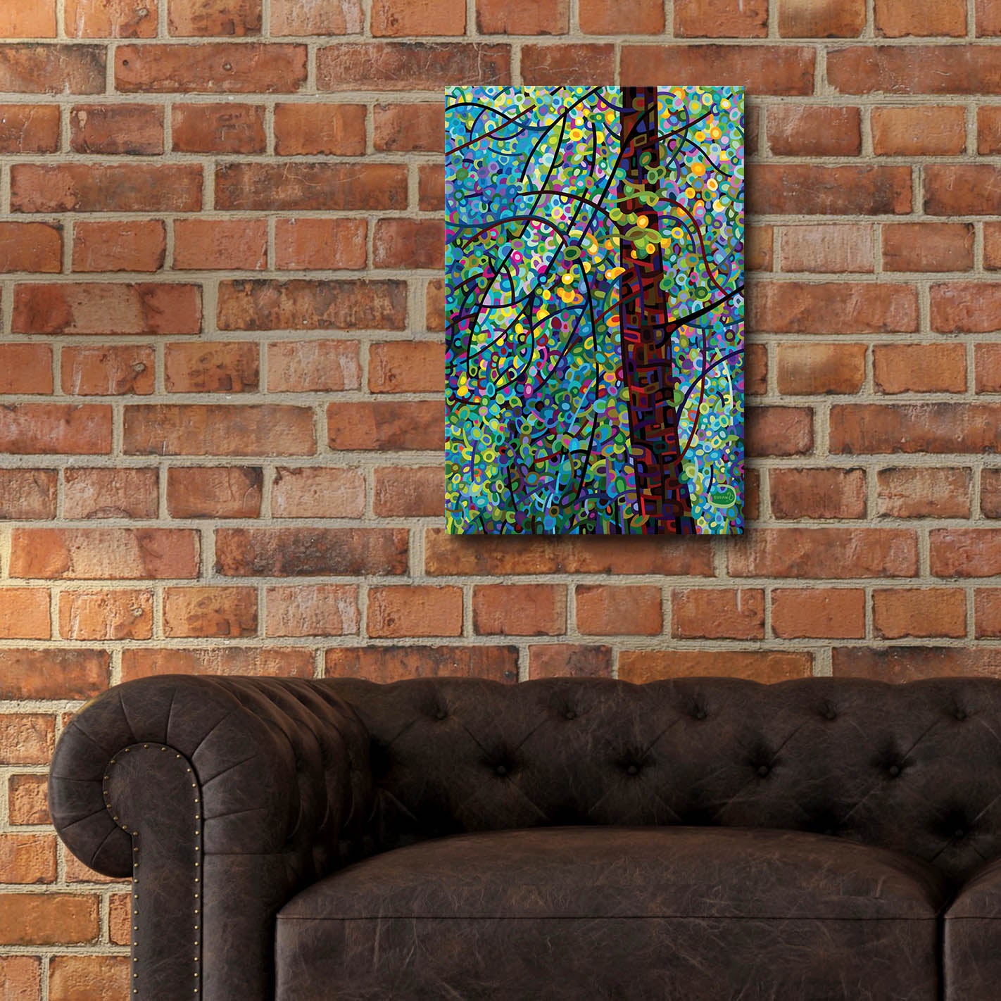 Epic Art 'Pine Sprites' by Mandy Budan, Acrylic Glass Wall Art,16x24