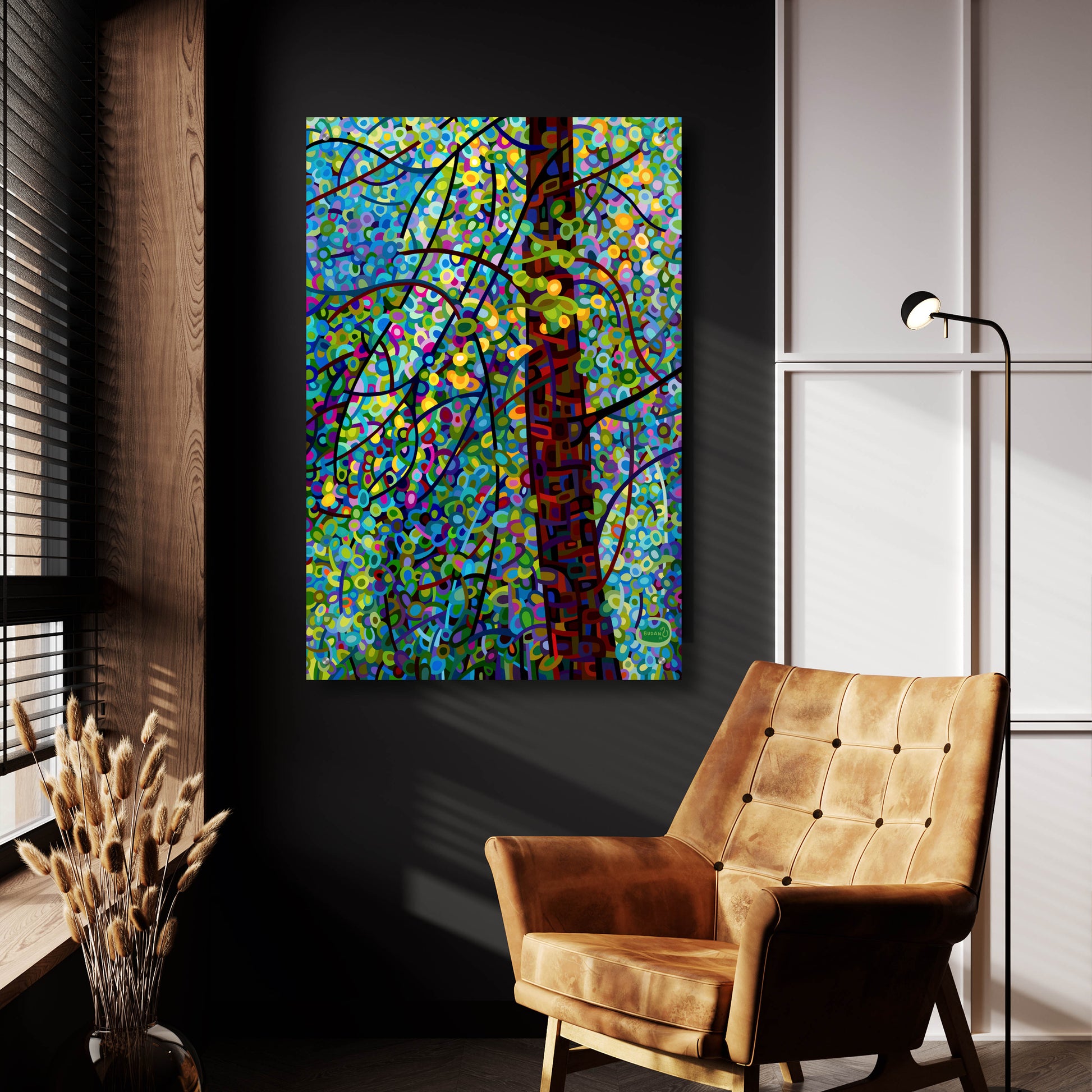 Epic Art 'Pine Sprites' by Mandy Budan, Acrylic Glass Wall Art,24x36