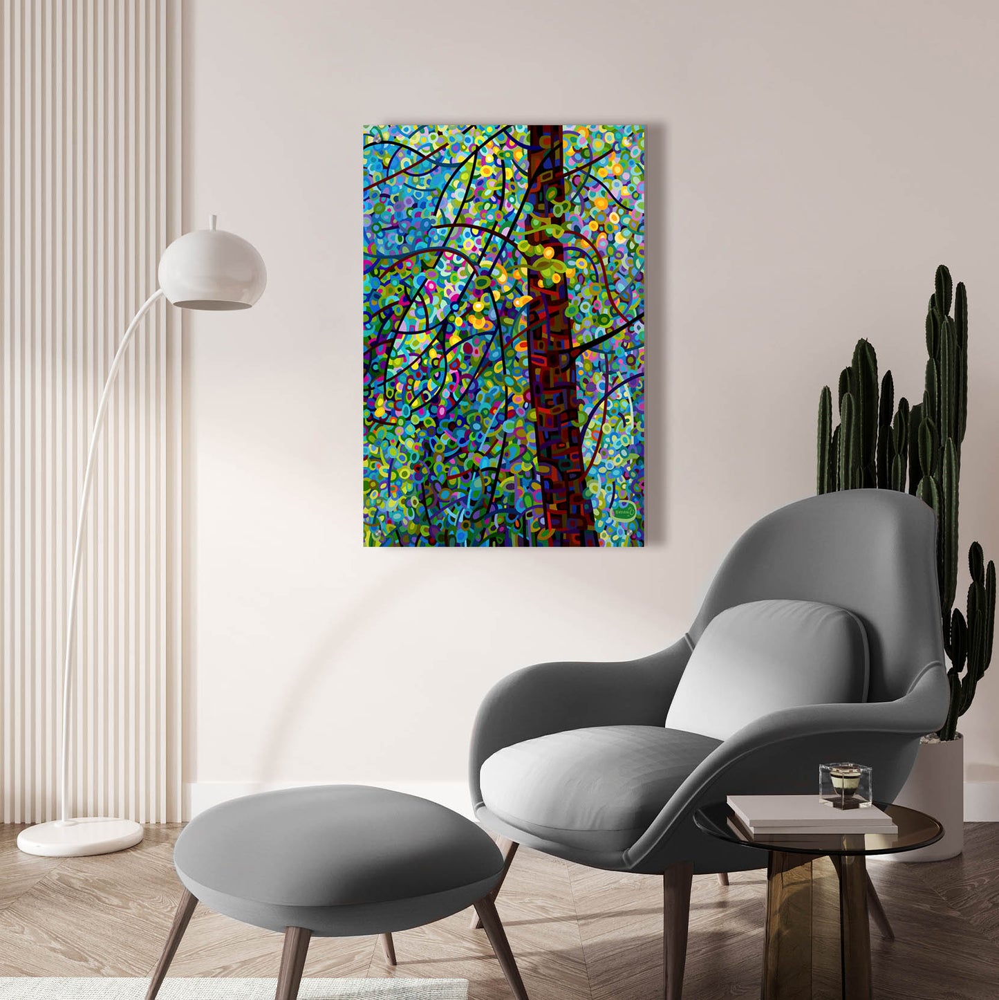 Epic Art 'Pine Sprites' by Mandy Budan, Acrylic Glass Wall Art,24x36