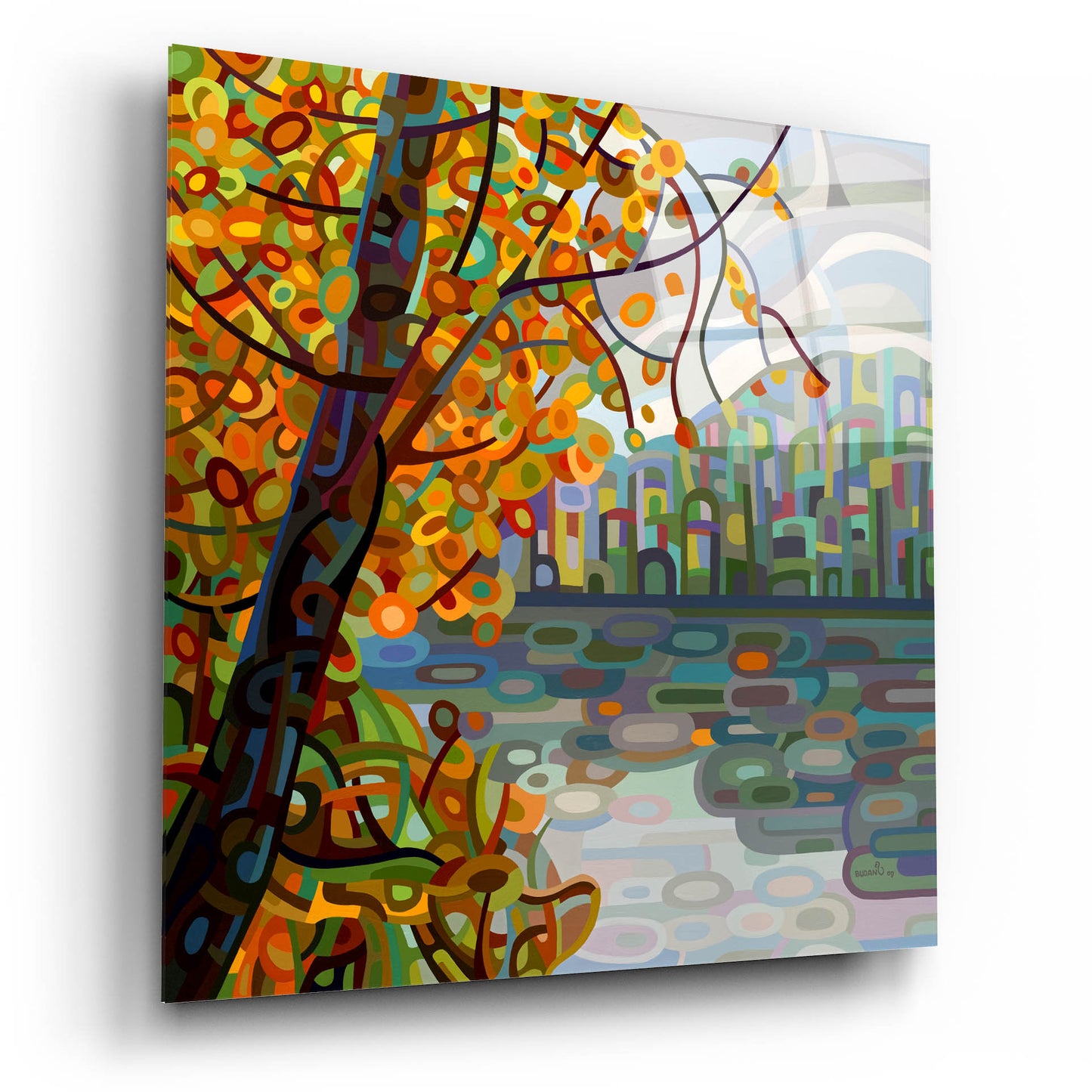 Epic Art 'Reflections' by Mandy Budan, Acrylic Glass Wall Art,12x12