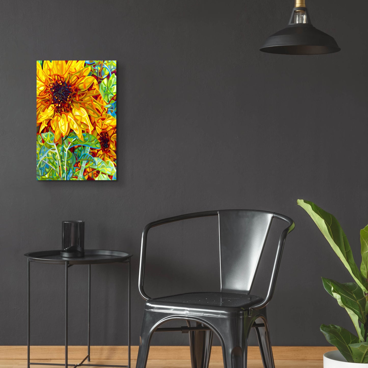 Epic Art 'Summer In The Garden' by Mandy Budan, Acrylic Glass Wall Art,16x24