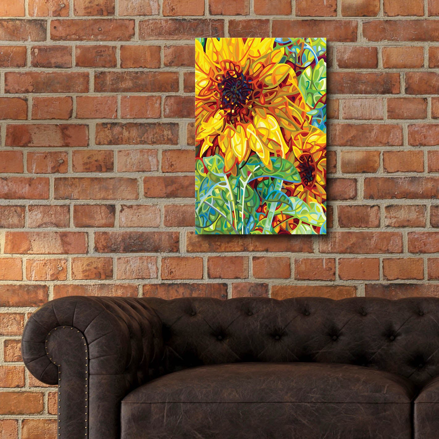 Epic Art 'Summer In The Garden' by Mandy Budan, Acrylic Glass Wall Art,16x24