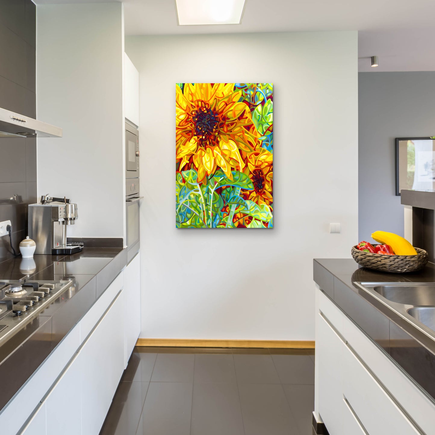 Epic Art 'Summer In The Garden' by Mandy Budan, Acrylic Glass Wall Art,24x36