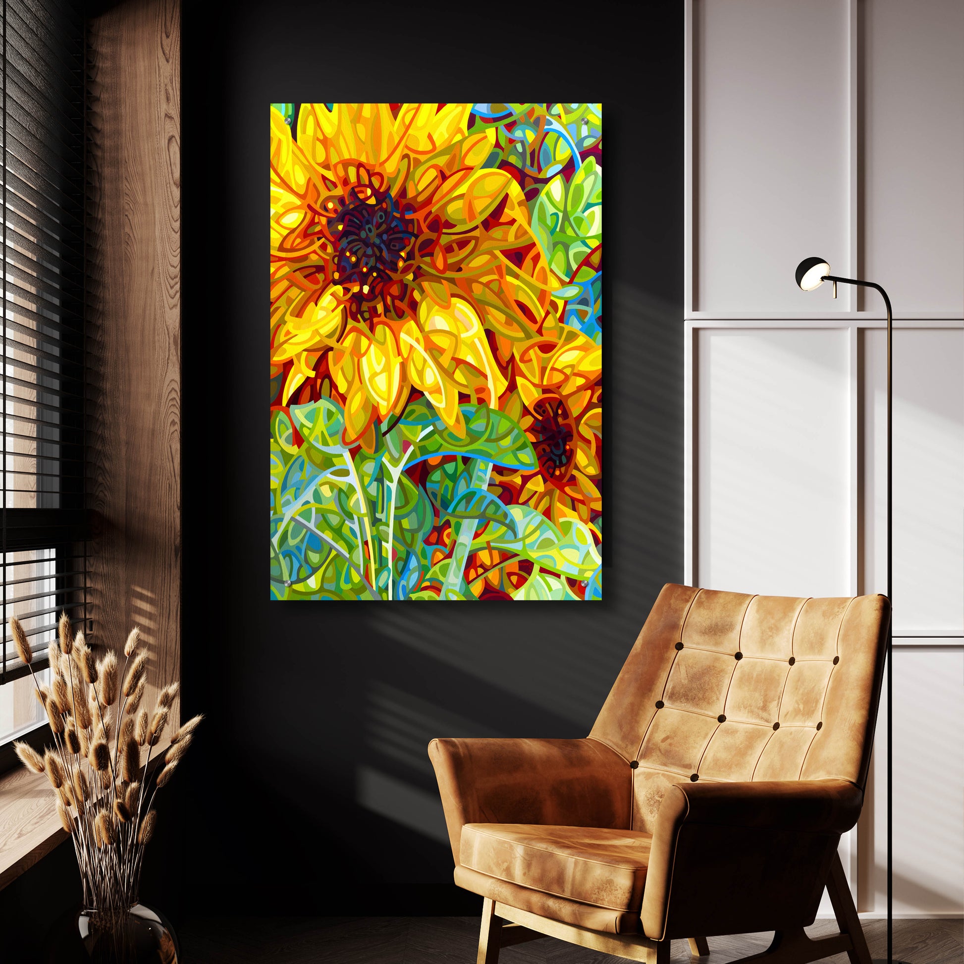 Epic Art 'Summer In The Garden' by Mandy Budan, Acrylic Glass Wall Art,24x36