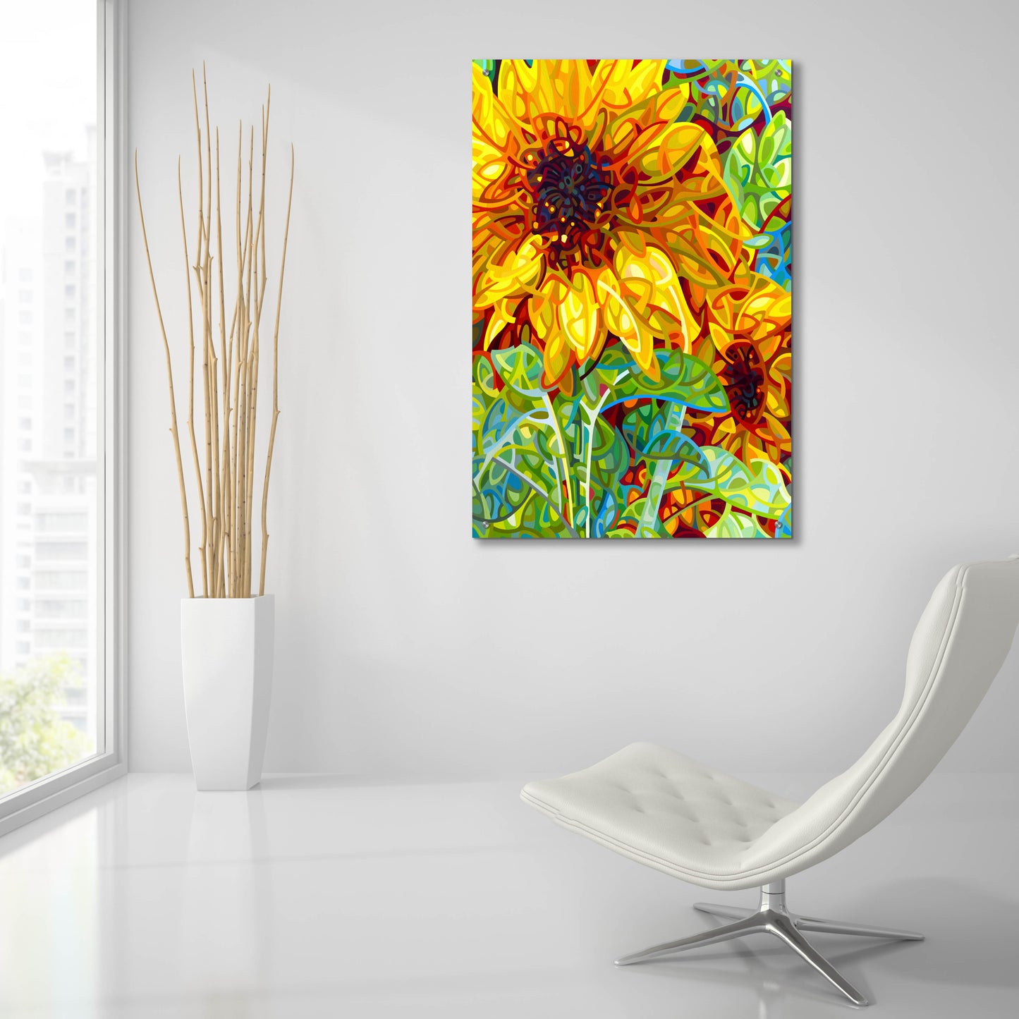 Epic Art 'Summer In The Garden' by Mandy Budan, Acrylic Glass Wall Art,24x36