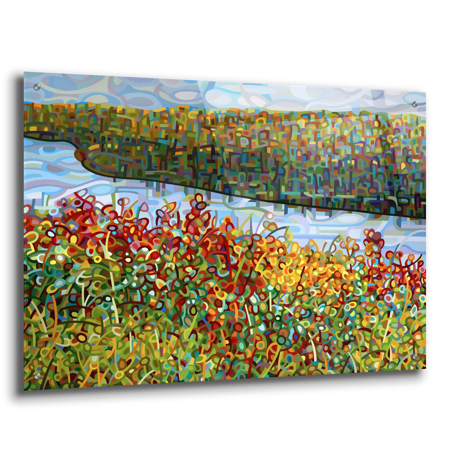 Epic Art 'The River' by Mandy Budan, Acrylic Glass Wall Art,36x24