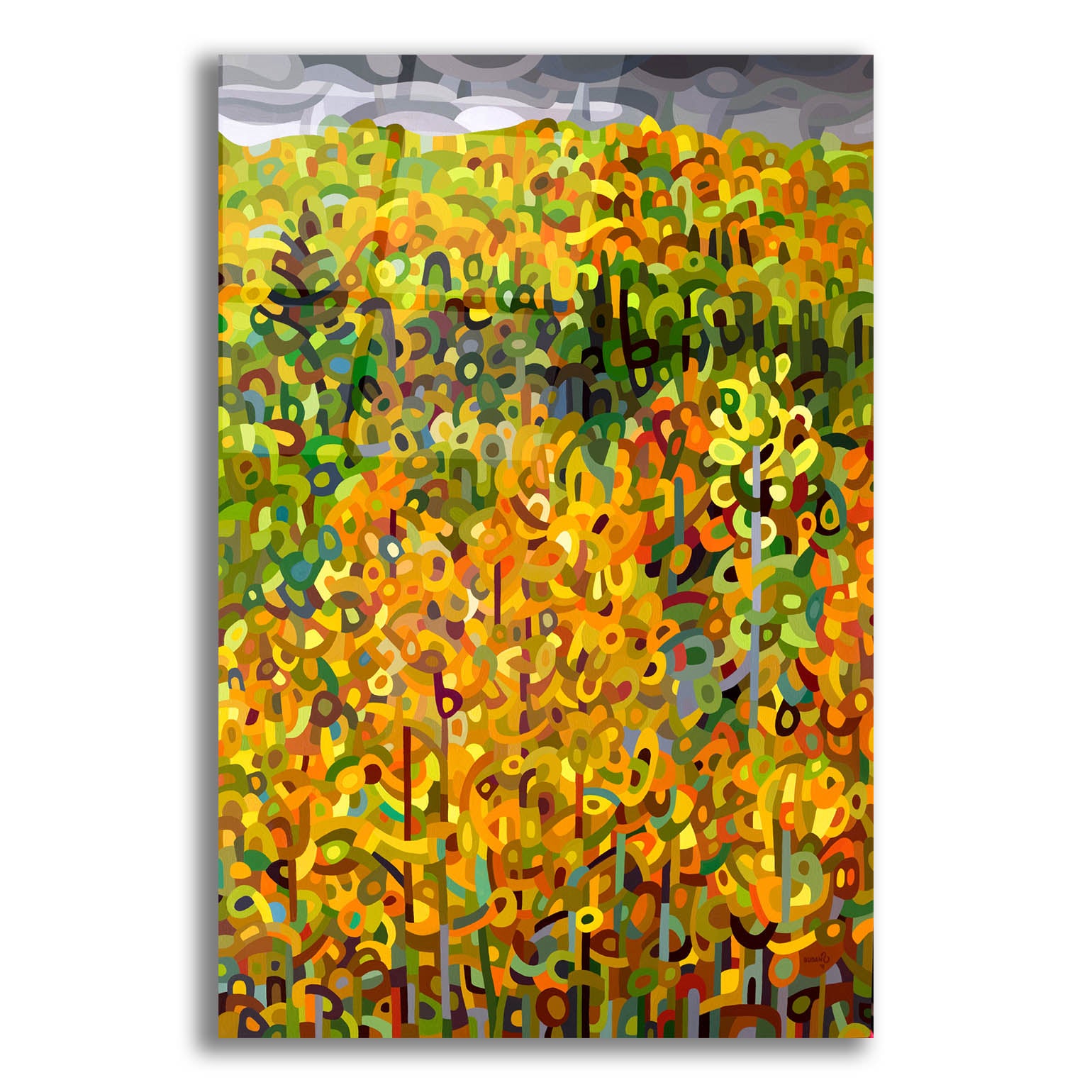 Epic Art 'Towards Autumn' by Mandy Budan, Acrylic Glass Wall Art,12x16