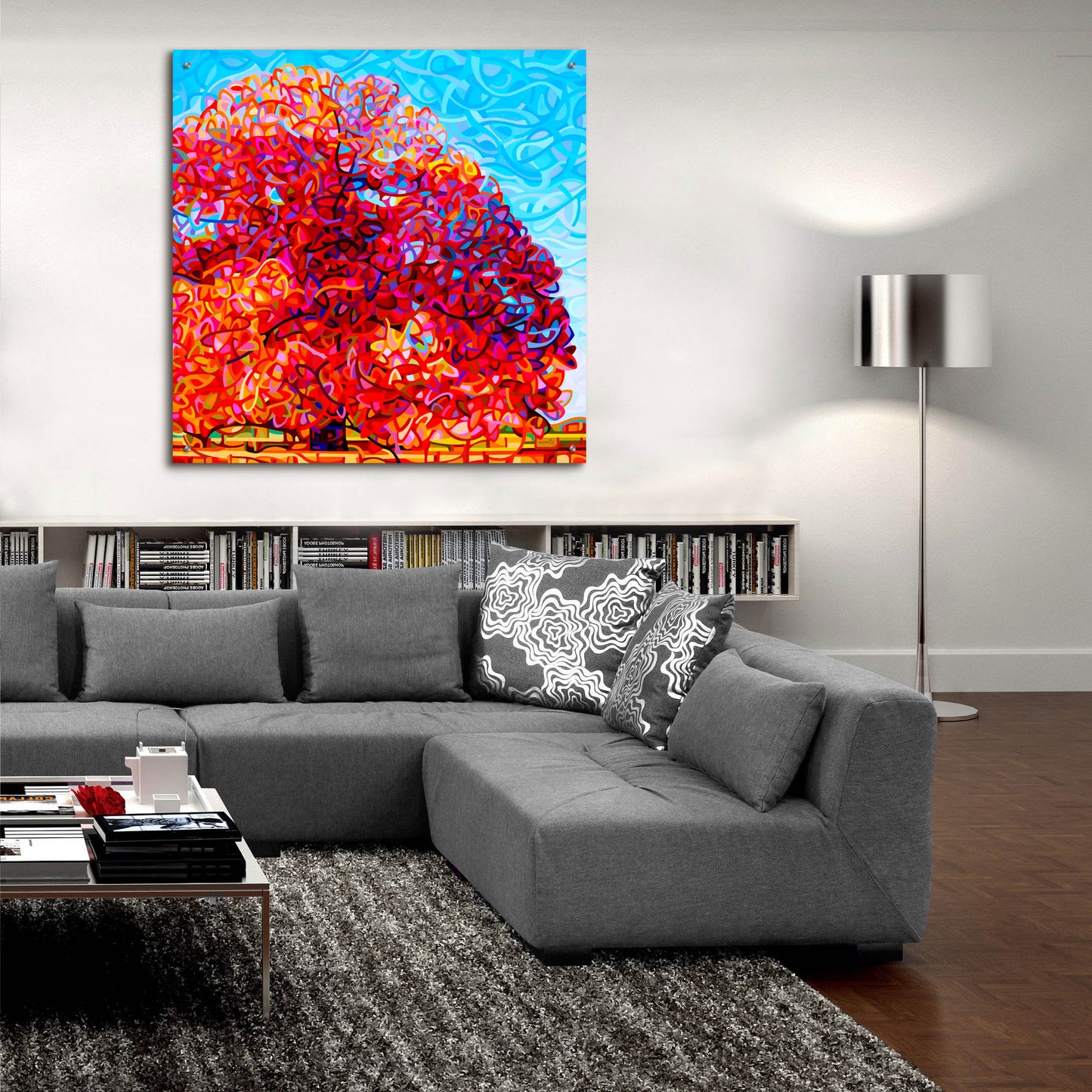 Epic Art 'Buddha Tree' by Mandy Budan, Acrylic Glass Wall Art,36x36