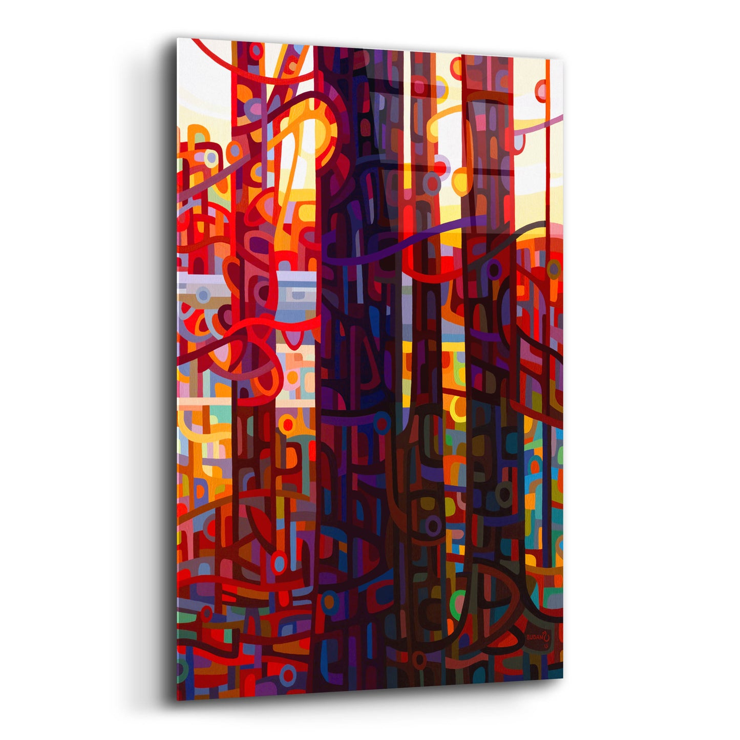 Epic Art 'Carnelian Morning' by Mandy Budan, Acrylic Glass Wall Art,12x16